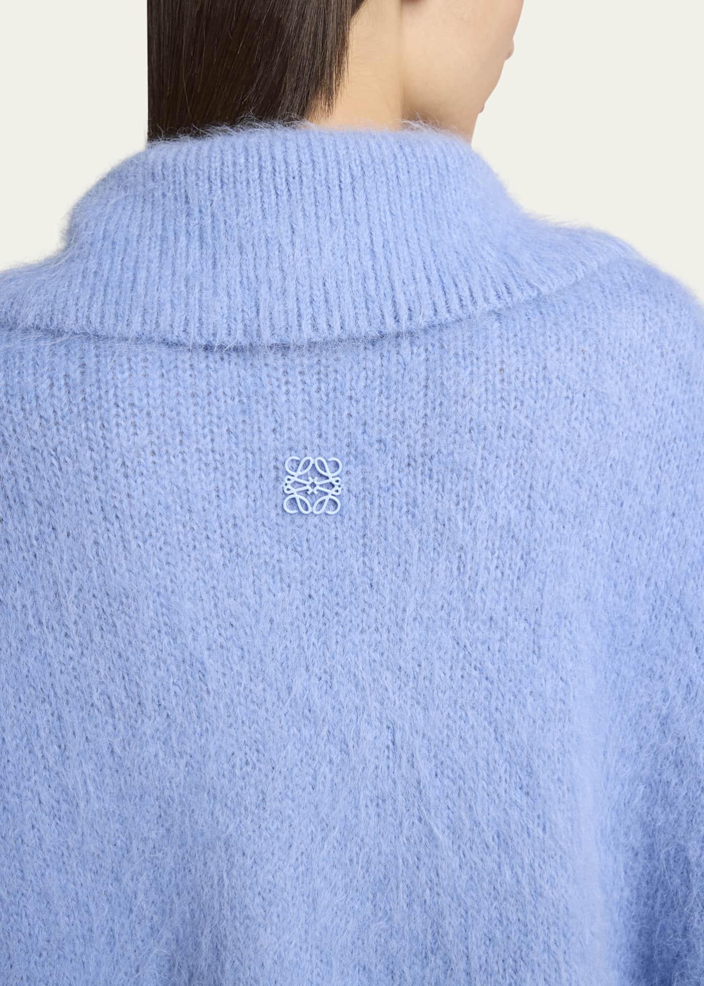 Loewe Johnny Collar Wool Oversized Sweater Image 5 of 5