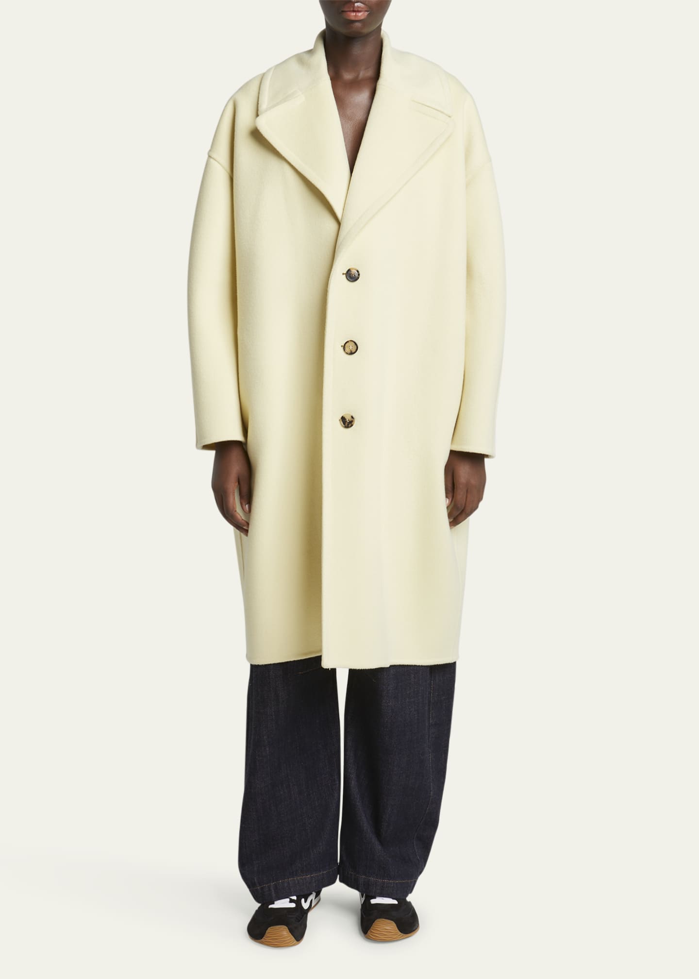 Loewe Rounded Wool Coat
