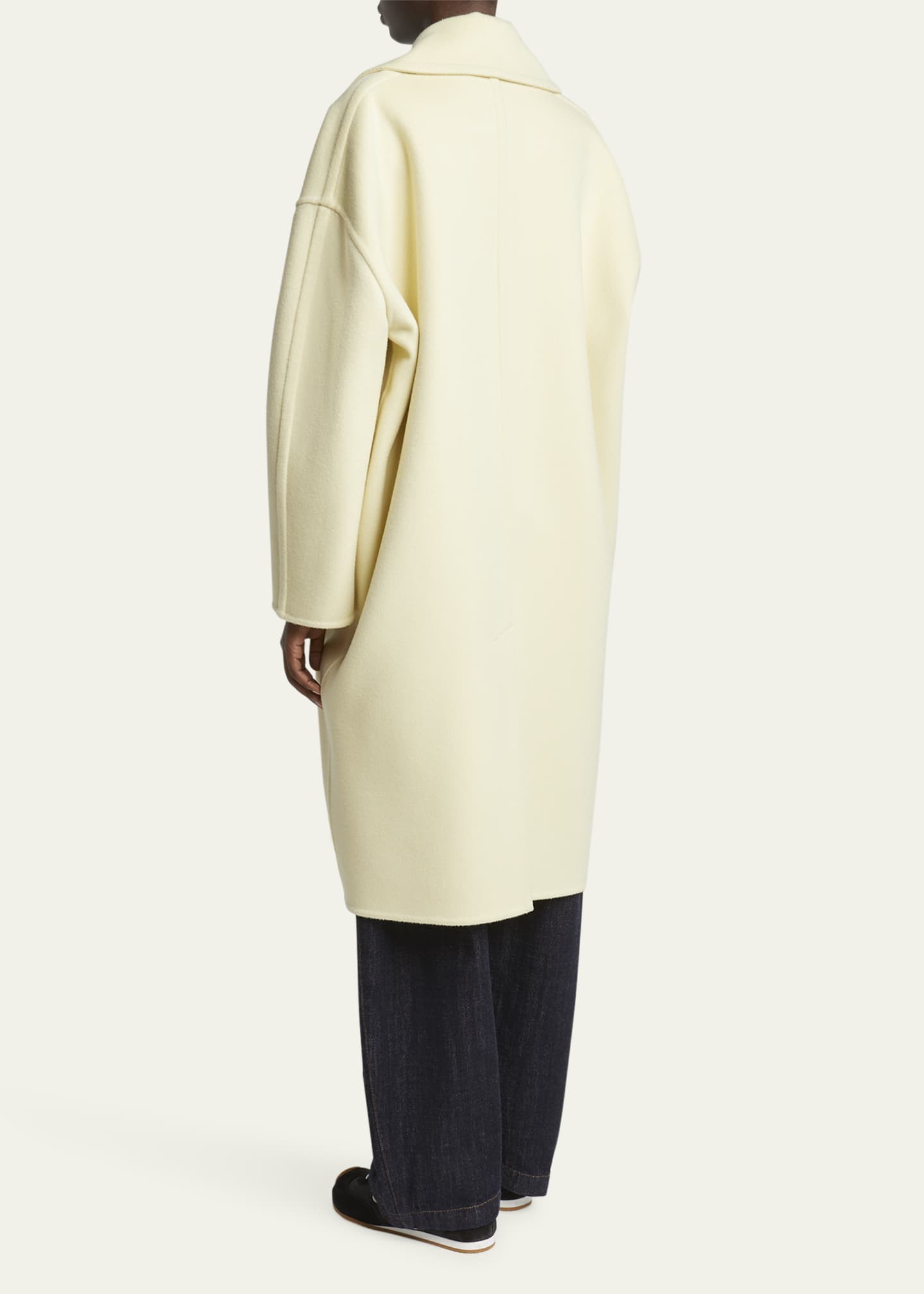Loewe Rounded Wool Coat Image 3 of 5