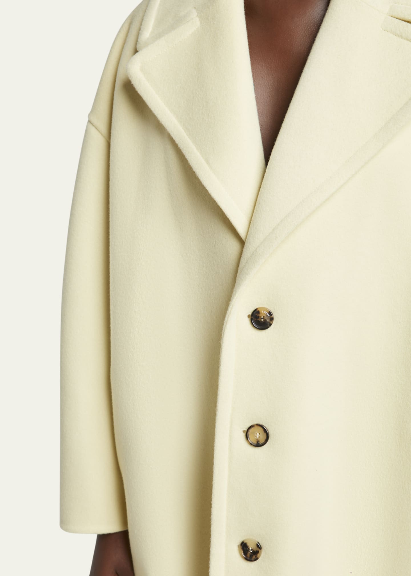Loewe Rounded Wool Coat Image 5 of 5