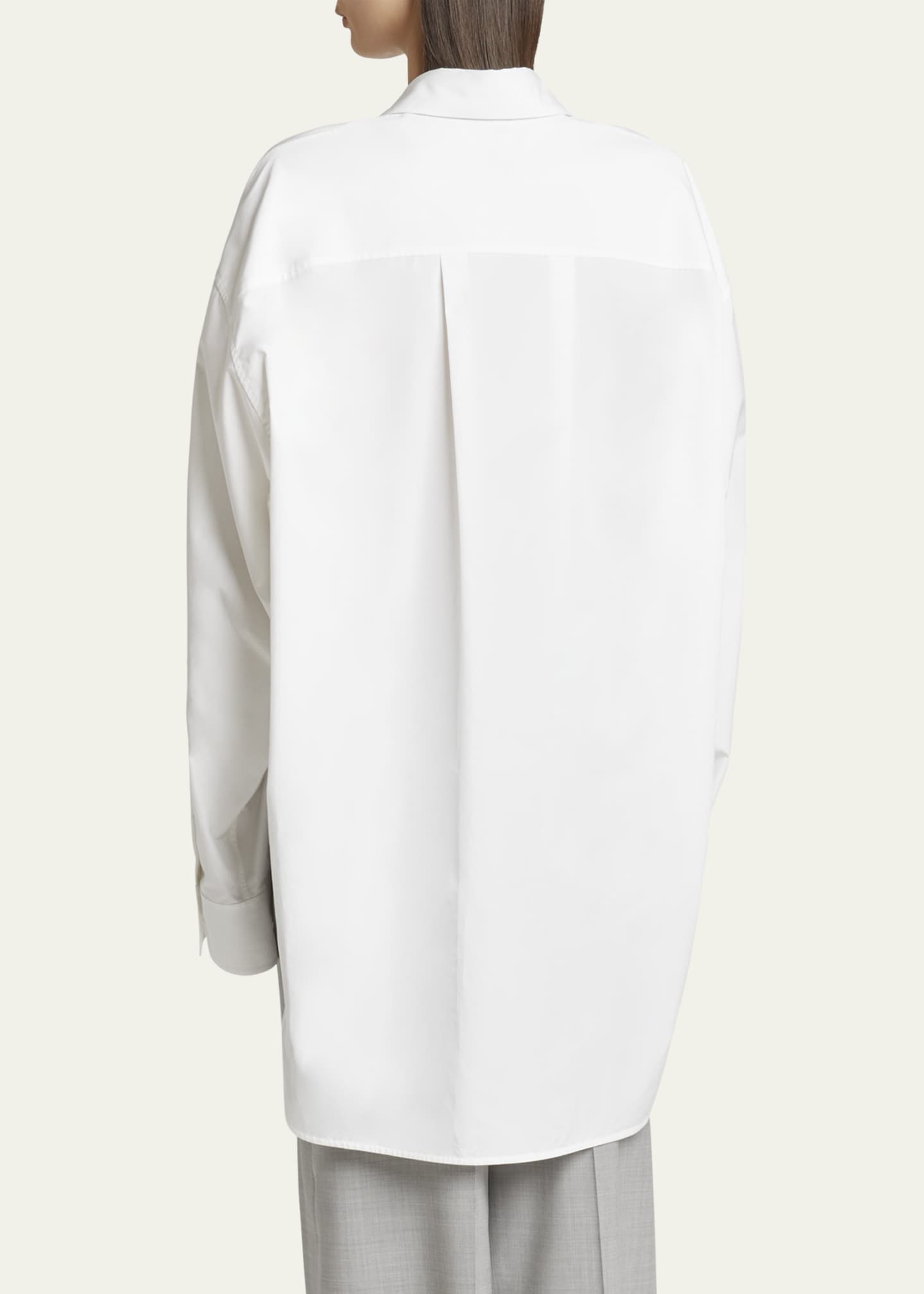 Loewe Round-Hem Button-Down Blouse Image 3 of 5