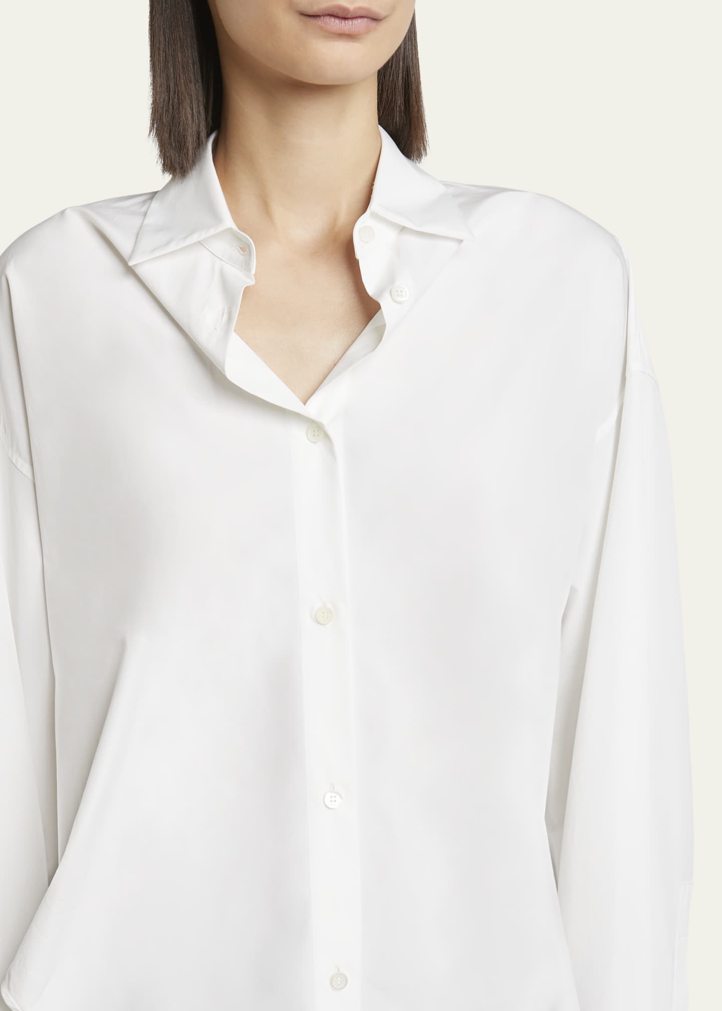 Loewe Round-Hem Button-Down Blouse Image 5 of 5