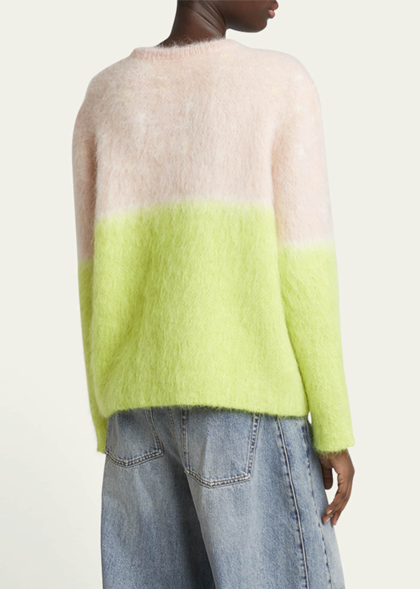Loewe Bi-Color Fuzzy Sweater Image 3 of 5