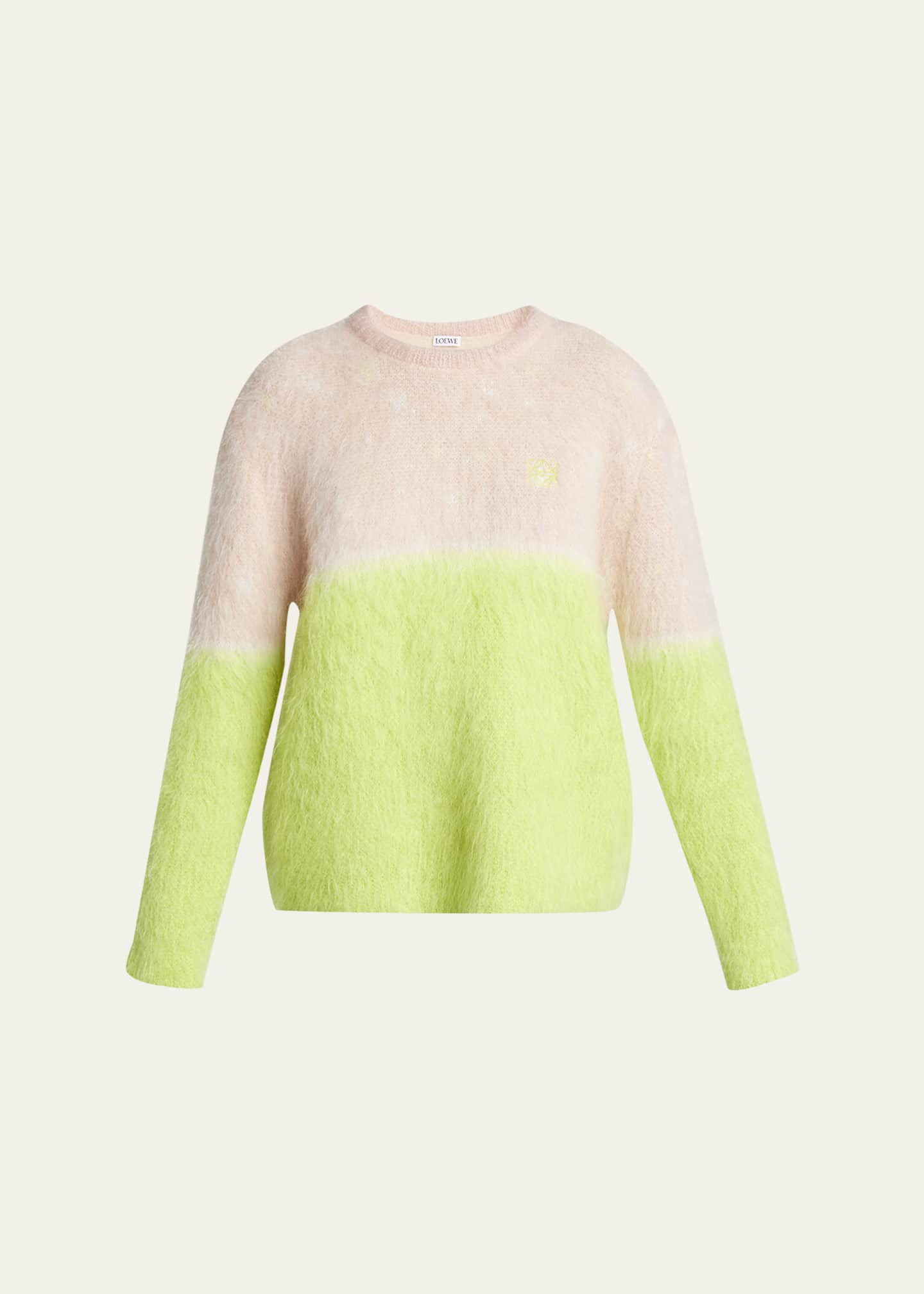 Loewe Bi-Color Fuzzy Sweater Image 1 of 5