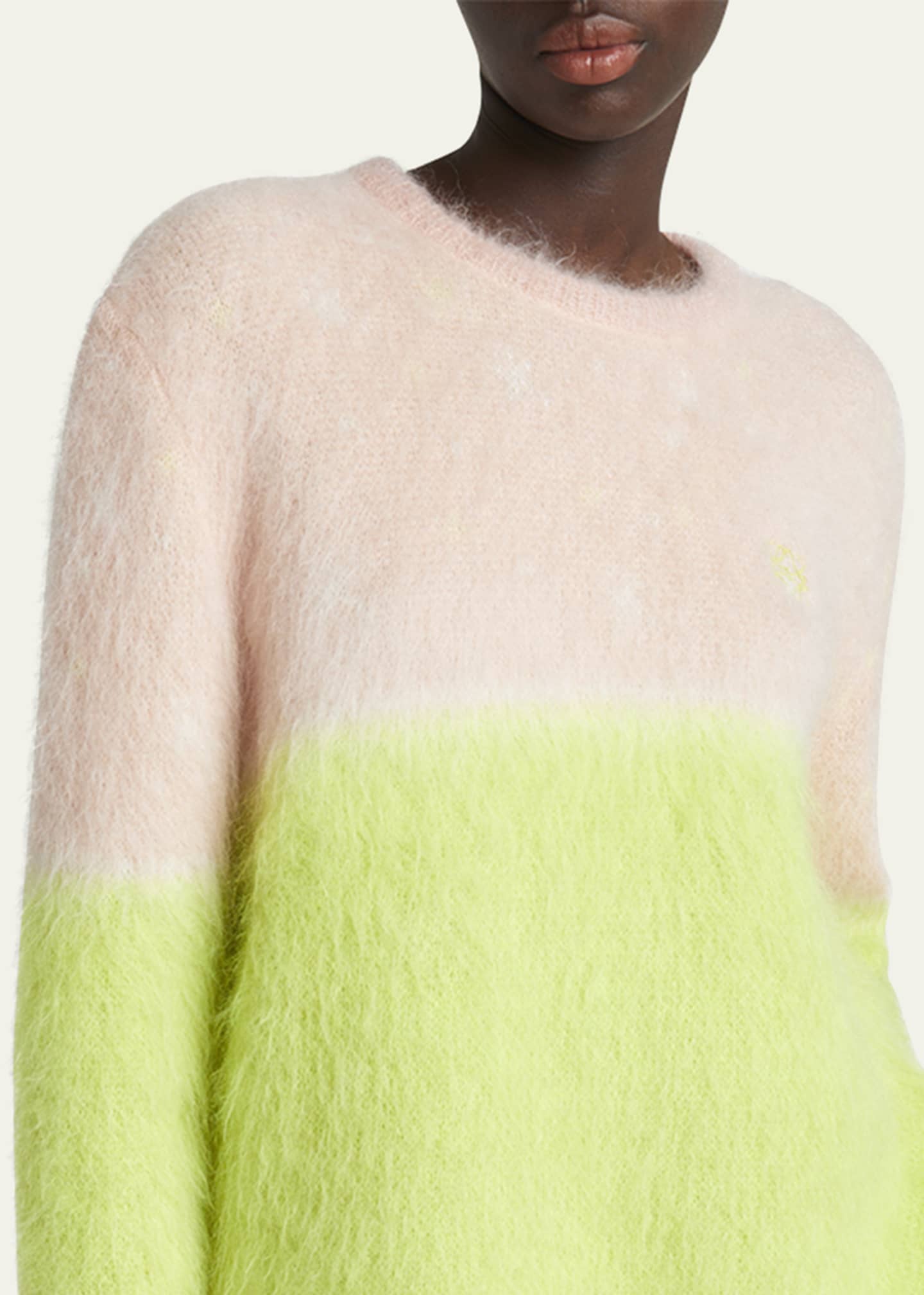 Loewe Bi-Color Fuzzy Sweater Image 5 of 5