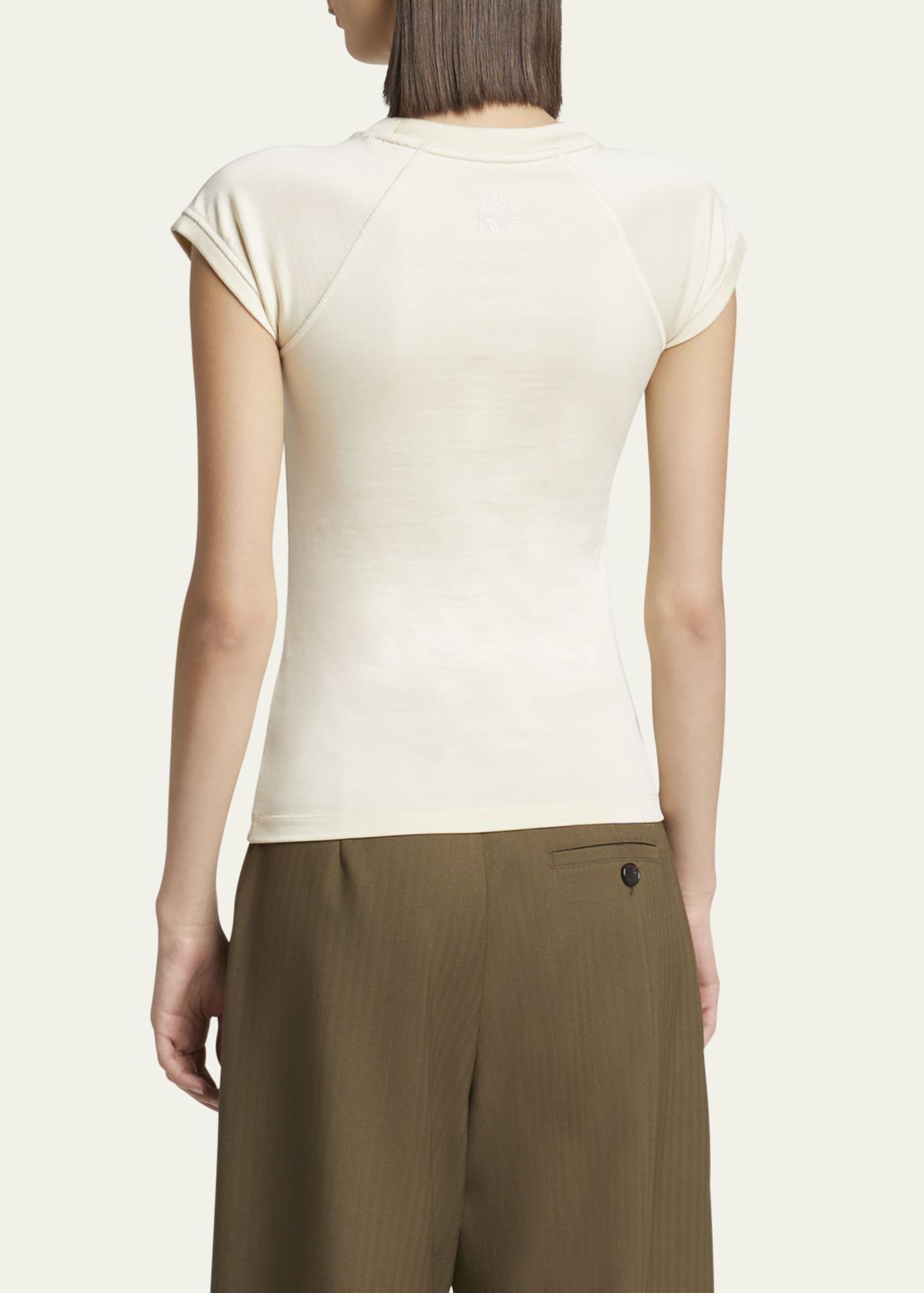 Loewe Holywood Print Short Sleeve T-Shirt Image 3 of 5