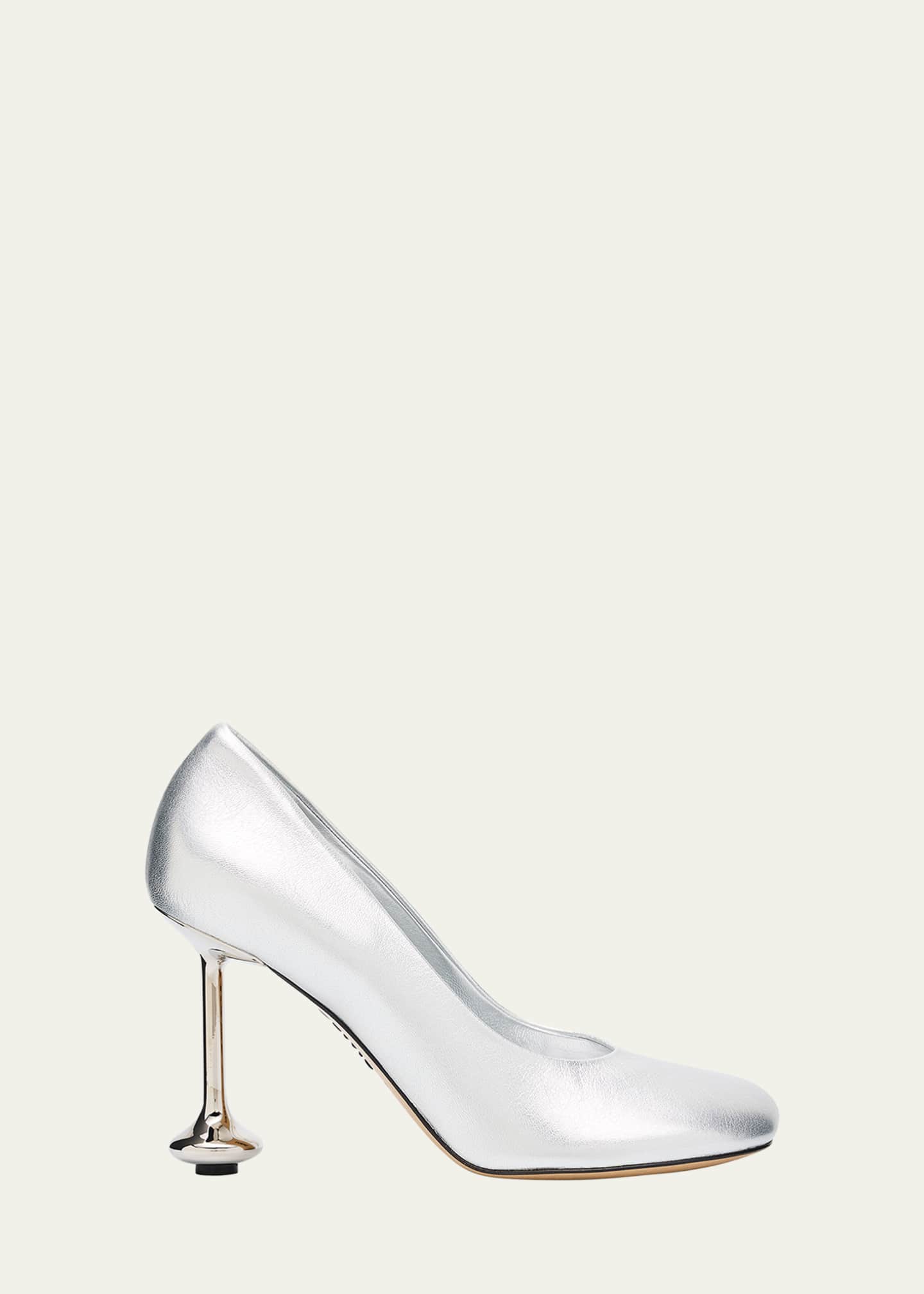 Loewe Toy Metallic Leather Stiletto Pumps Image 1 of 6