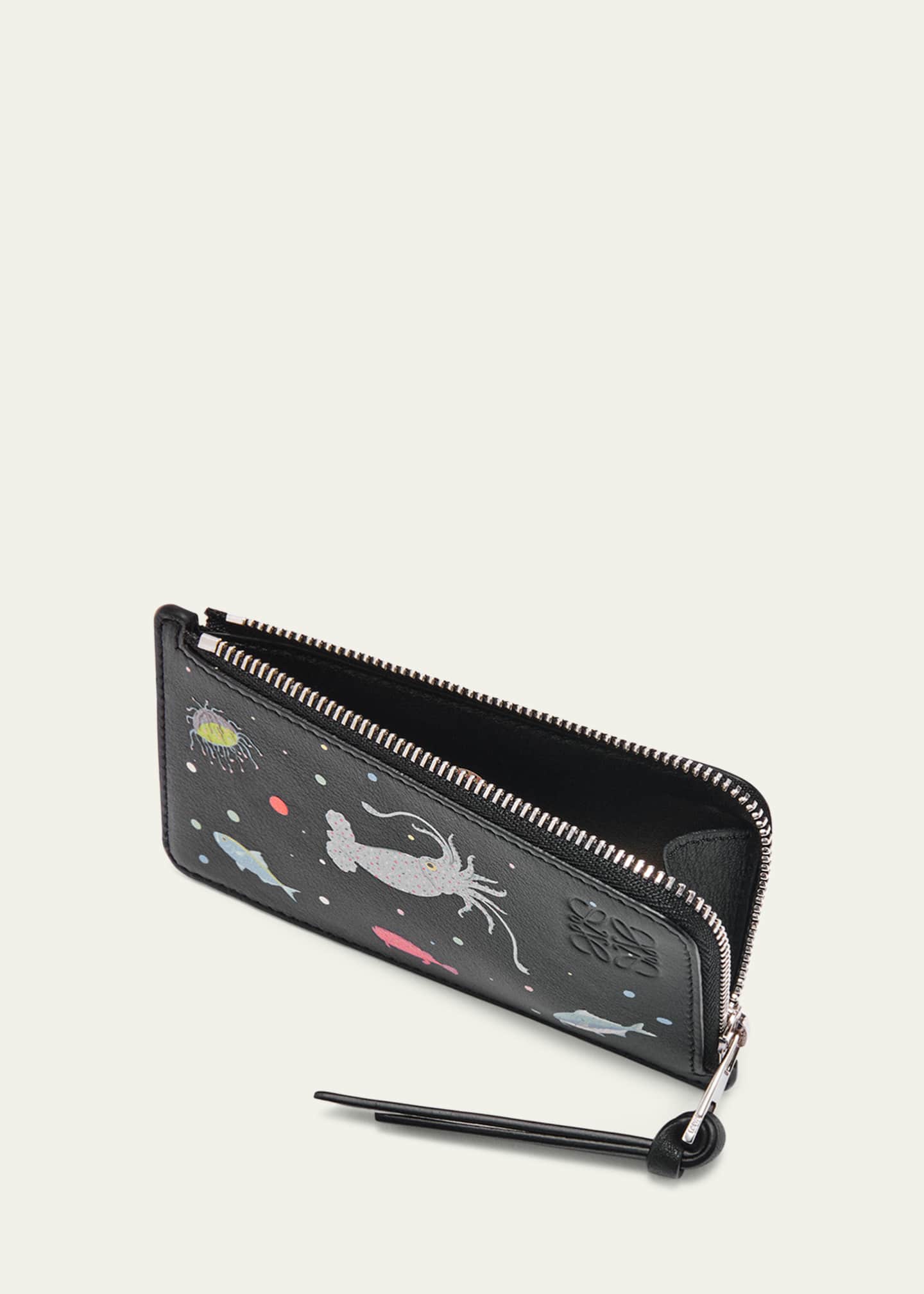 Loewe Men's Deep Sea Coin Card Holder Image 3 of 3