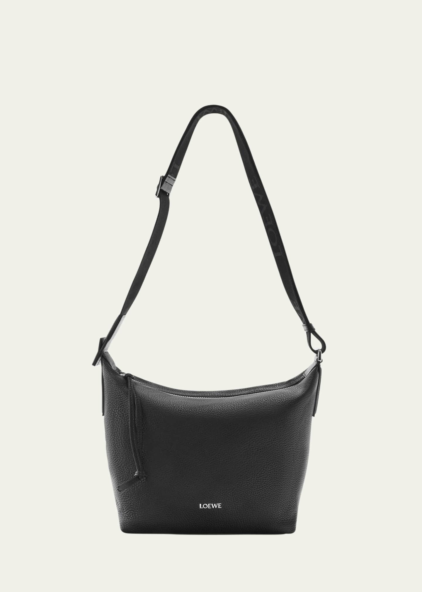 Loewe Men's Cubi Small Crossbody Bag in Grained Calfskin Image 1 of 5