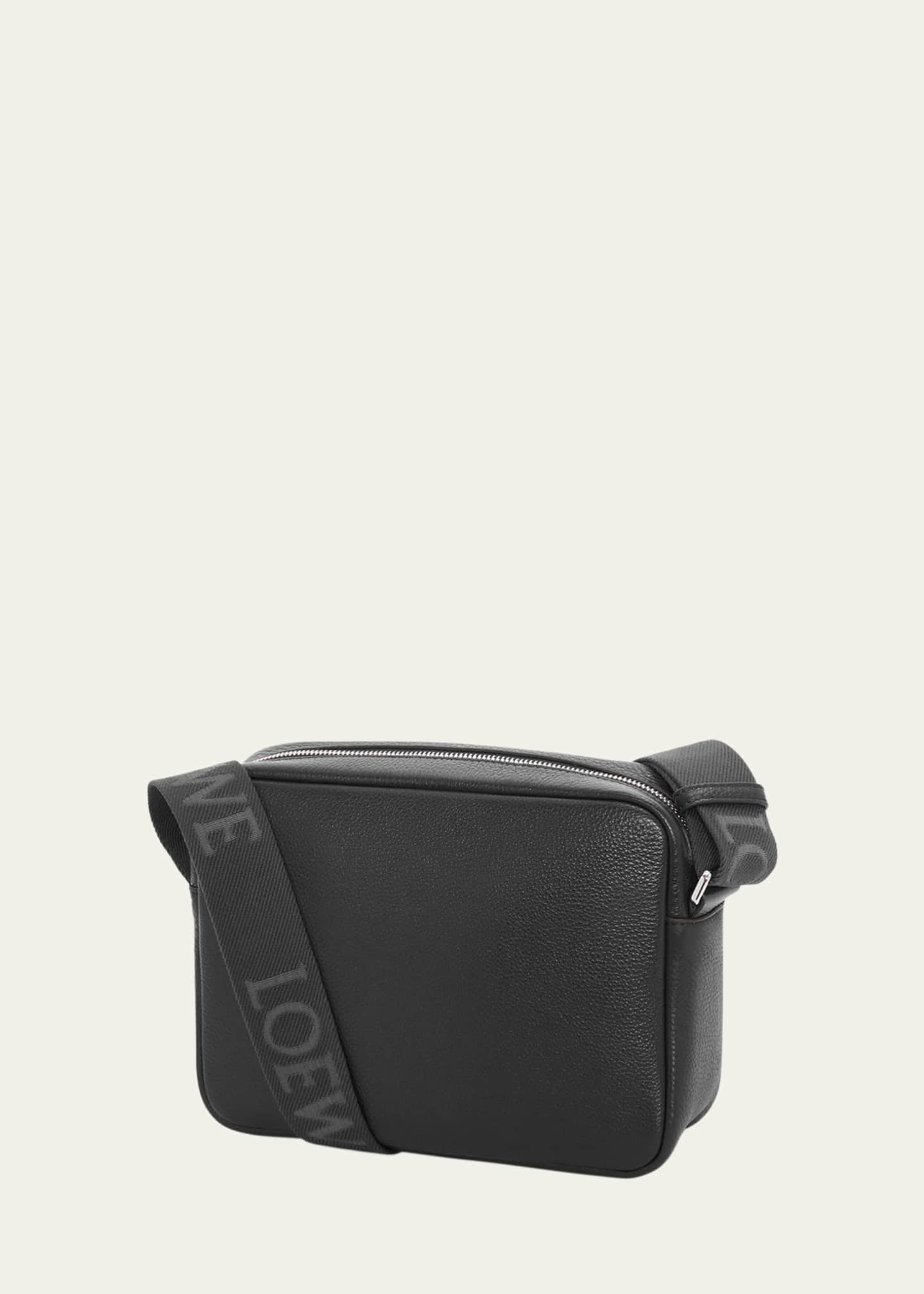 Loewe Men's XS Pebble Leather Messenger Bag