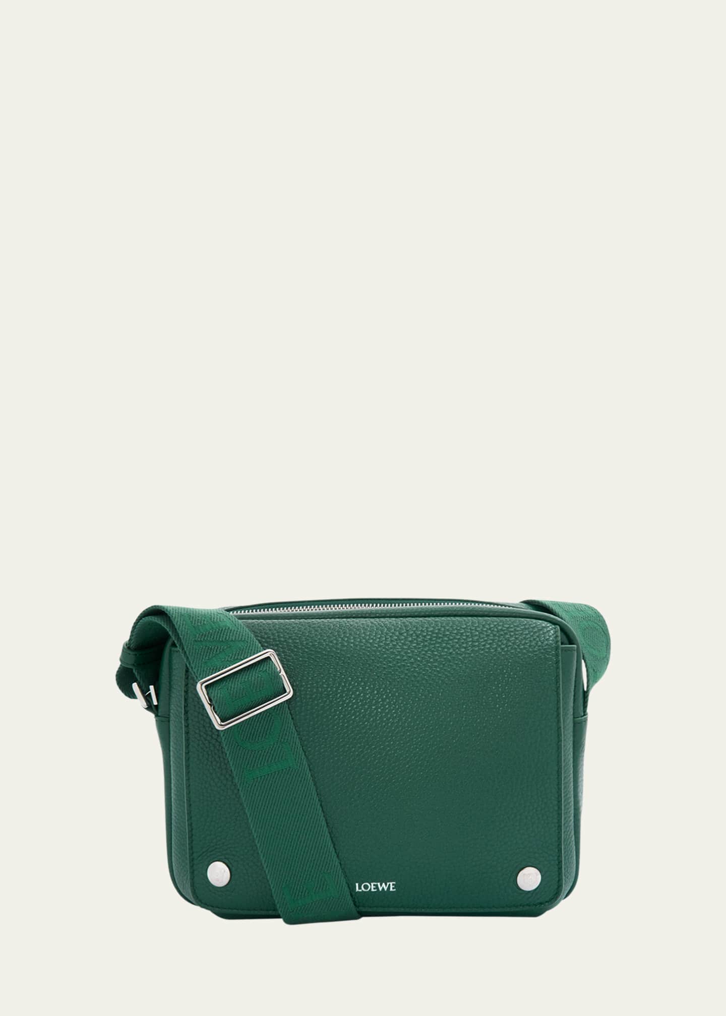 Loewe Men's XS Pebble Leather Messenger Bag Image 1 of 4