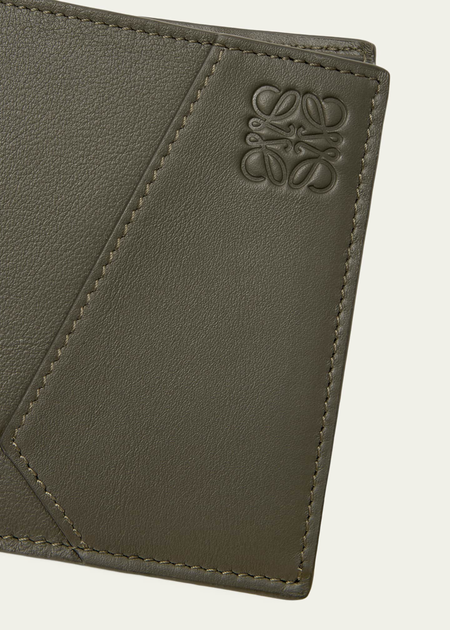 Loewe Men's Puzzle Edge Leather Bifold Wallet - Bergdorf Goodman