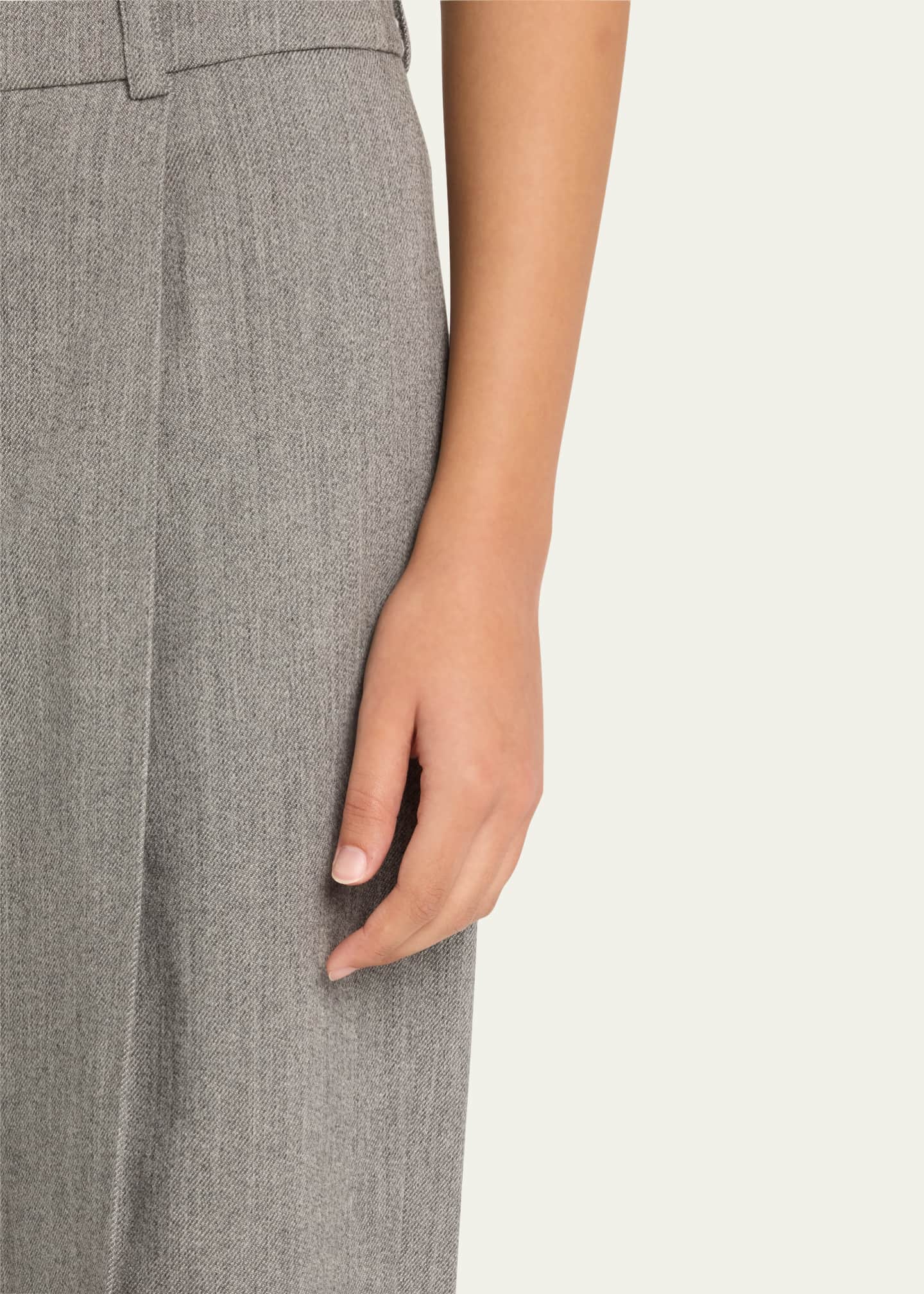 Vince High-Rise Wool Twill Trousers Image 5 of 5