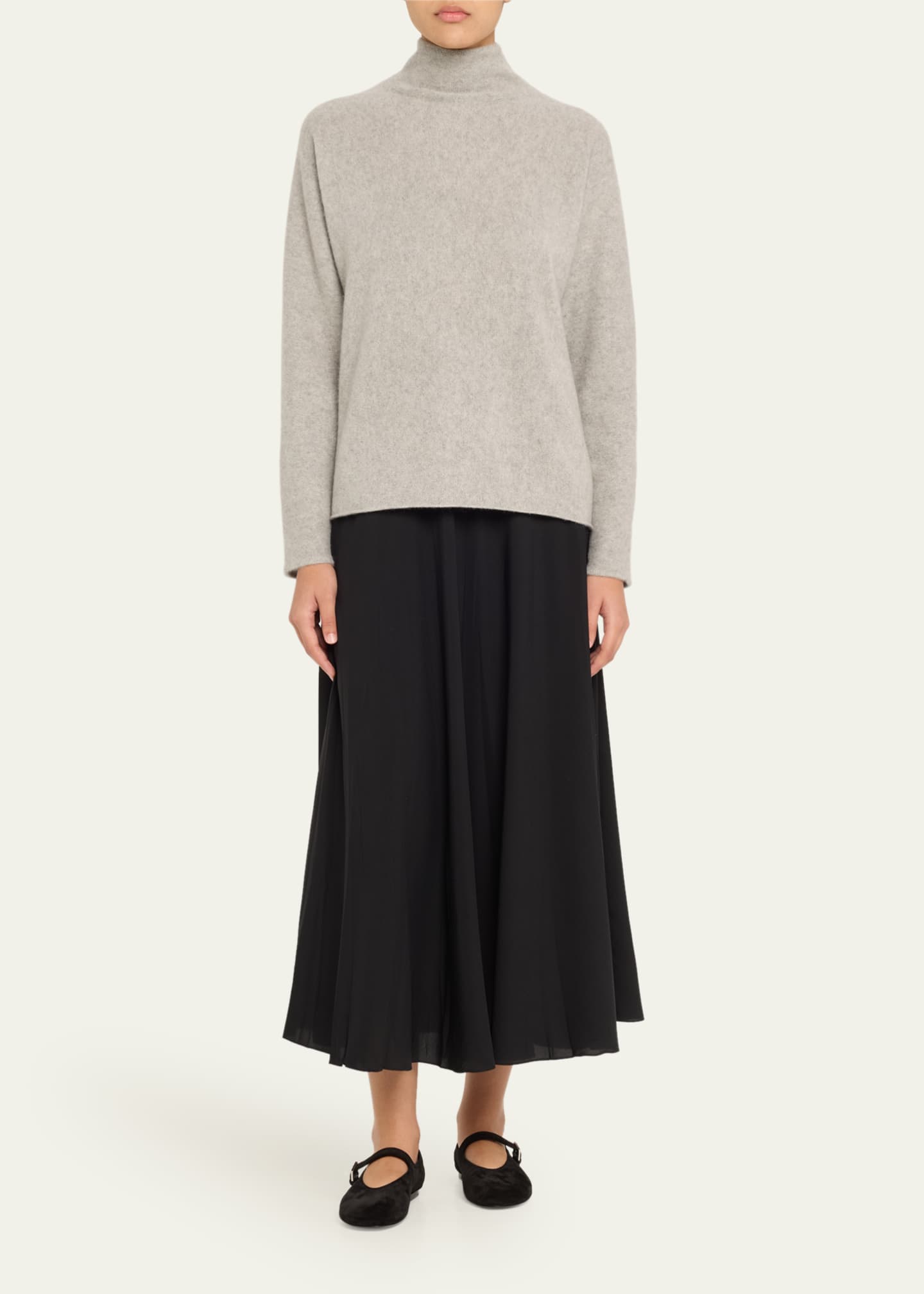 Vince Boxy Cashmere Turtleneck Sweater Image 2 of 5