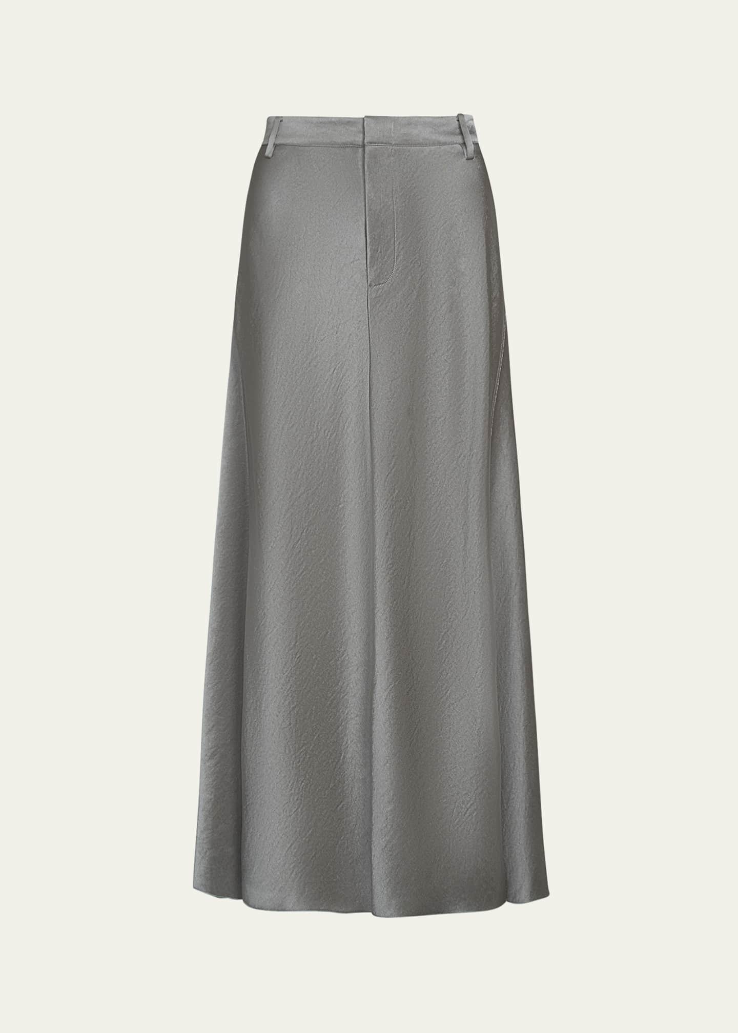 Vince Satin A-Line Trouser Skirt Image 1 of 4