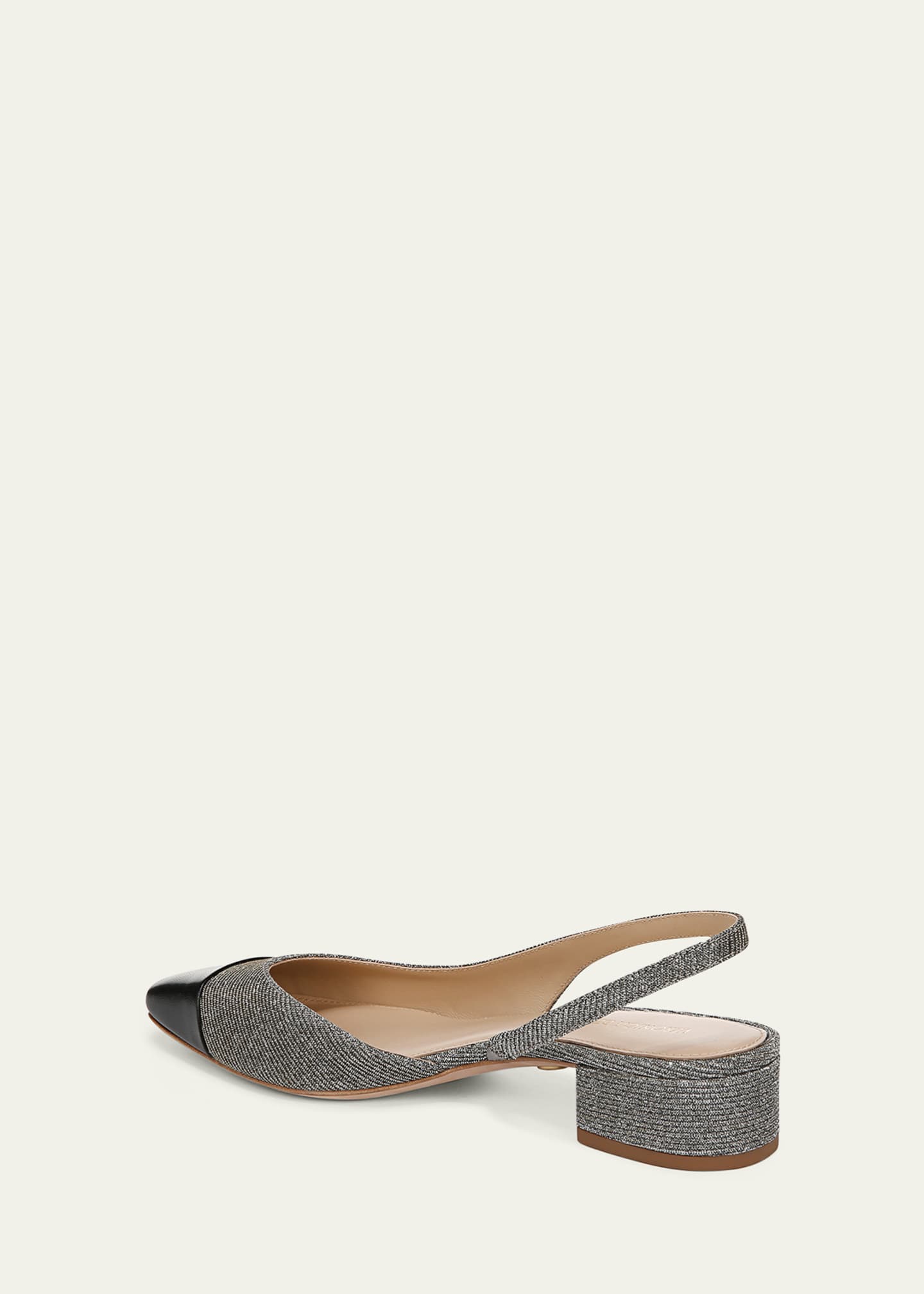 Veronica Beard Cecile Bicolor Slingback Ballerina Pumps Image 2 of 2