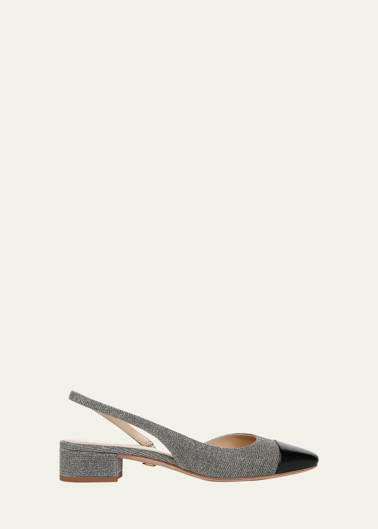 Veronica Beard Cecile Bicolor Slingback Ballerina Pumps Image 1 of 2