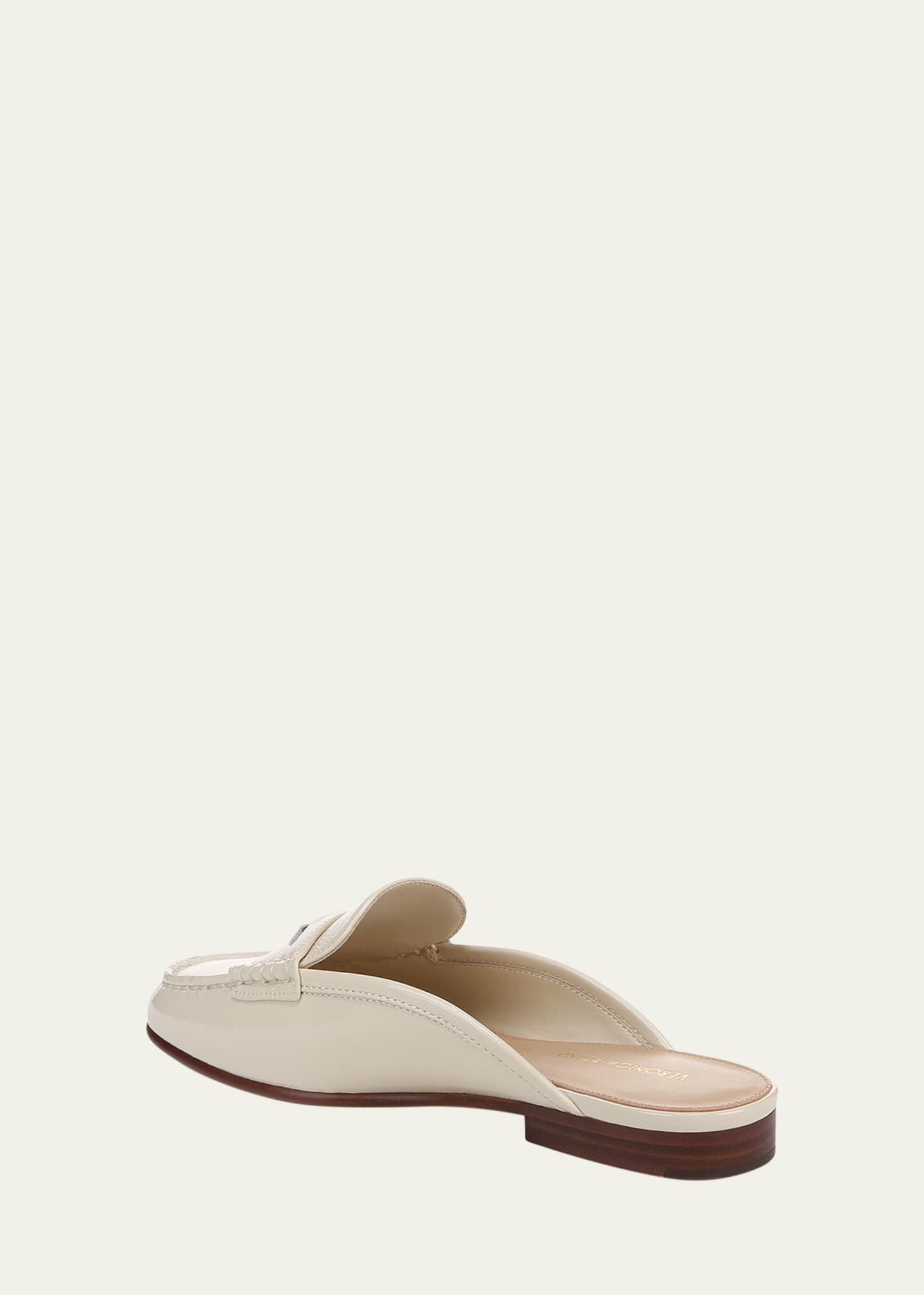 Veronica Beard Leather Penny Loafer Mules Image 3 of 4