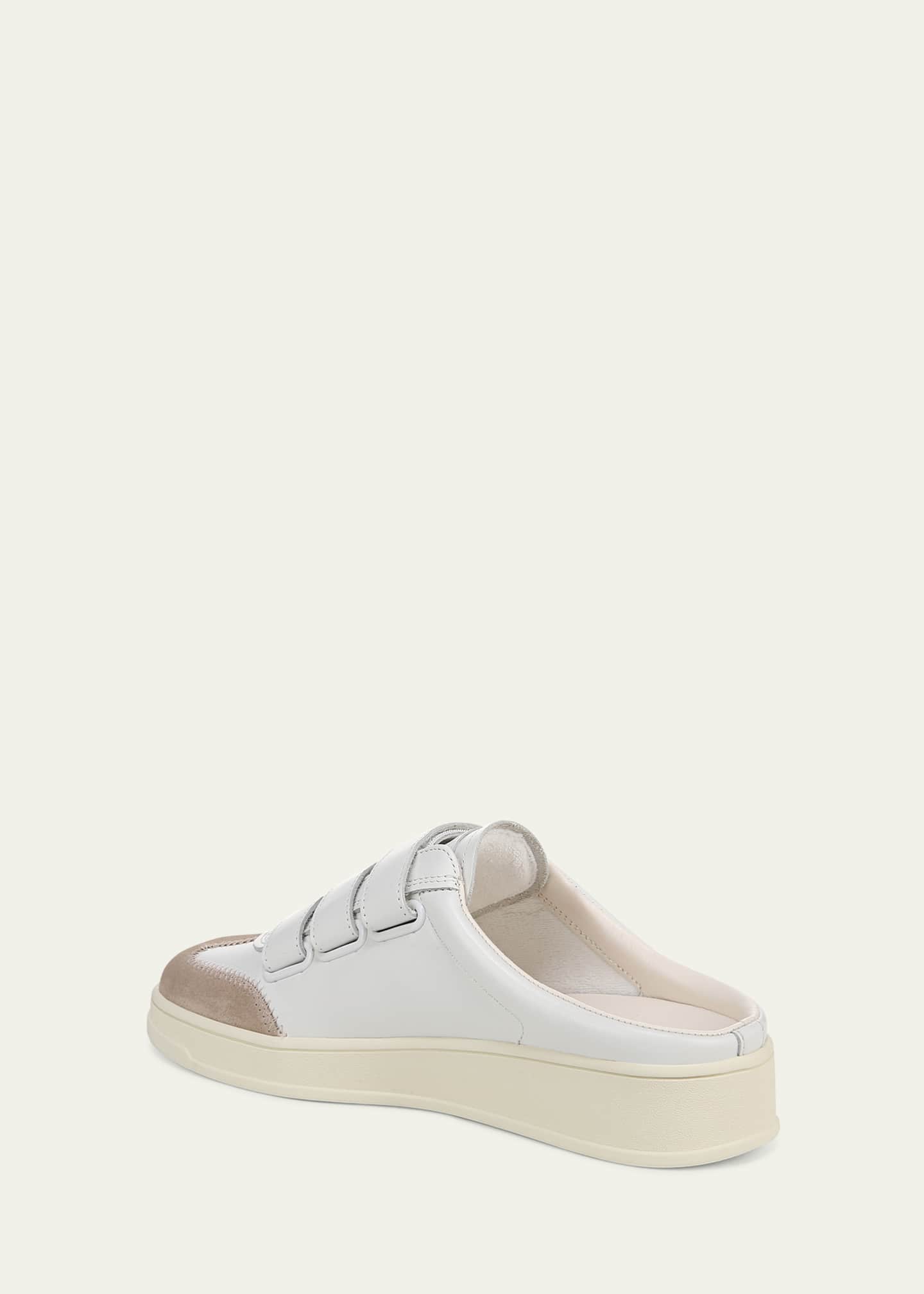 Veronica Beard Reagan Mixed Leather Triple-Grip Mule Sneakers Image 3 of 4