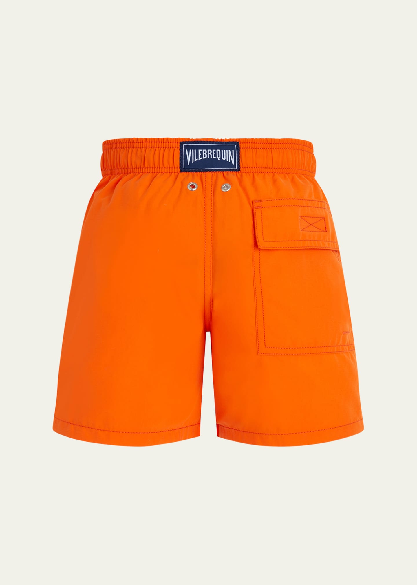 Vilebrequin Boy's Embroidered Logo Swim Shorts, Size 2-14 Image 2 of 2
