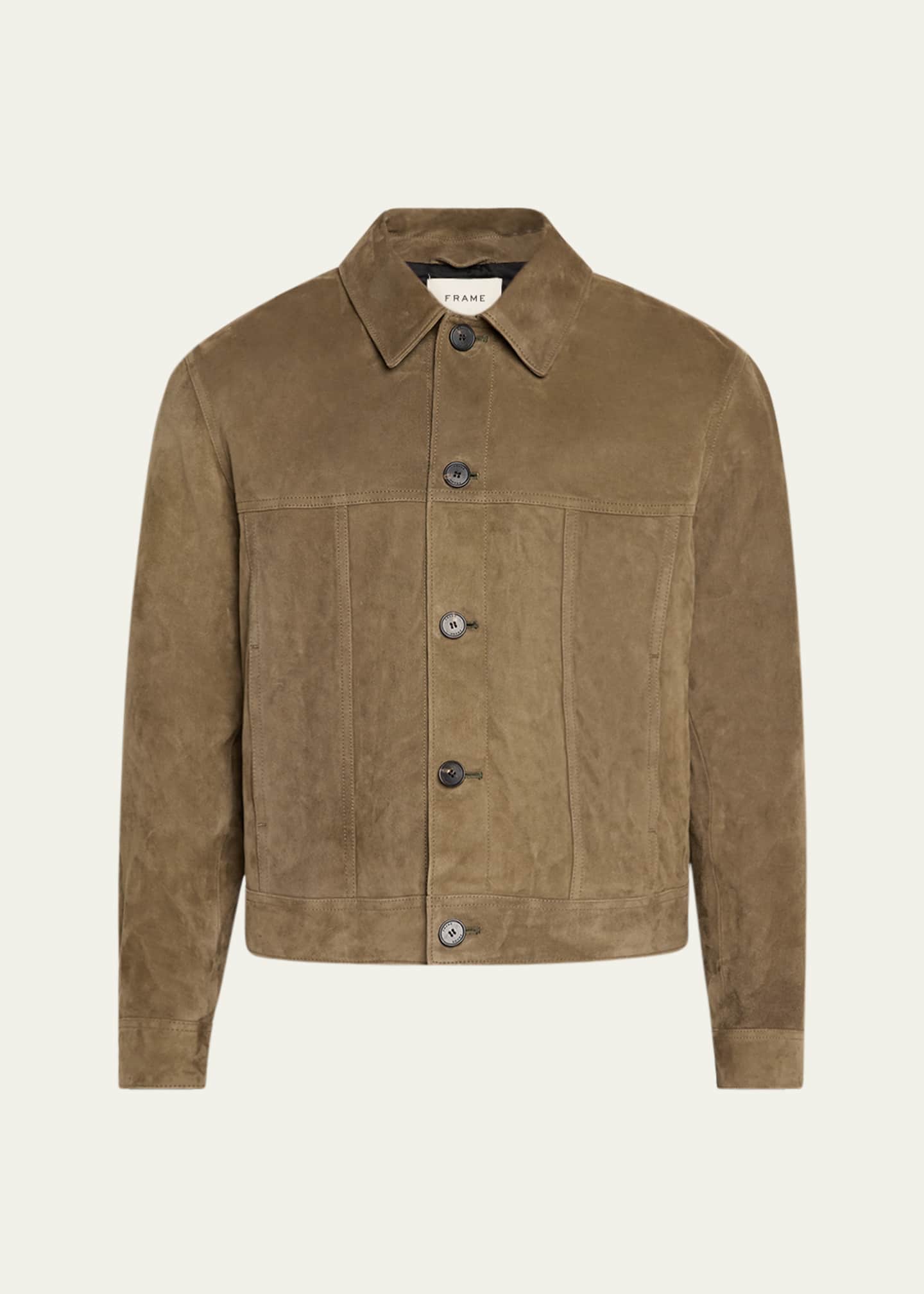 FRAME Men s Suede Trucker Jacket