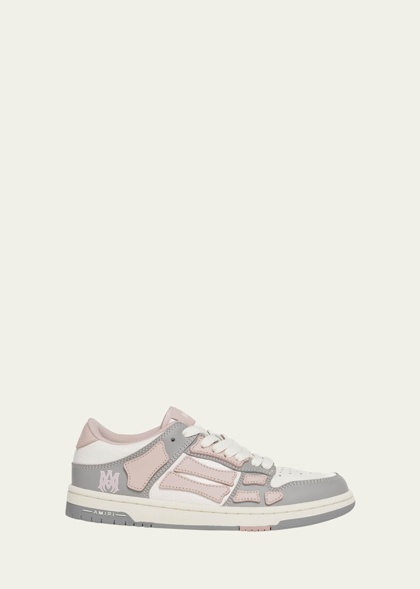 Amiri Skel Varsity Tricolor Low-Top Sneakers Image 1 of 5