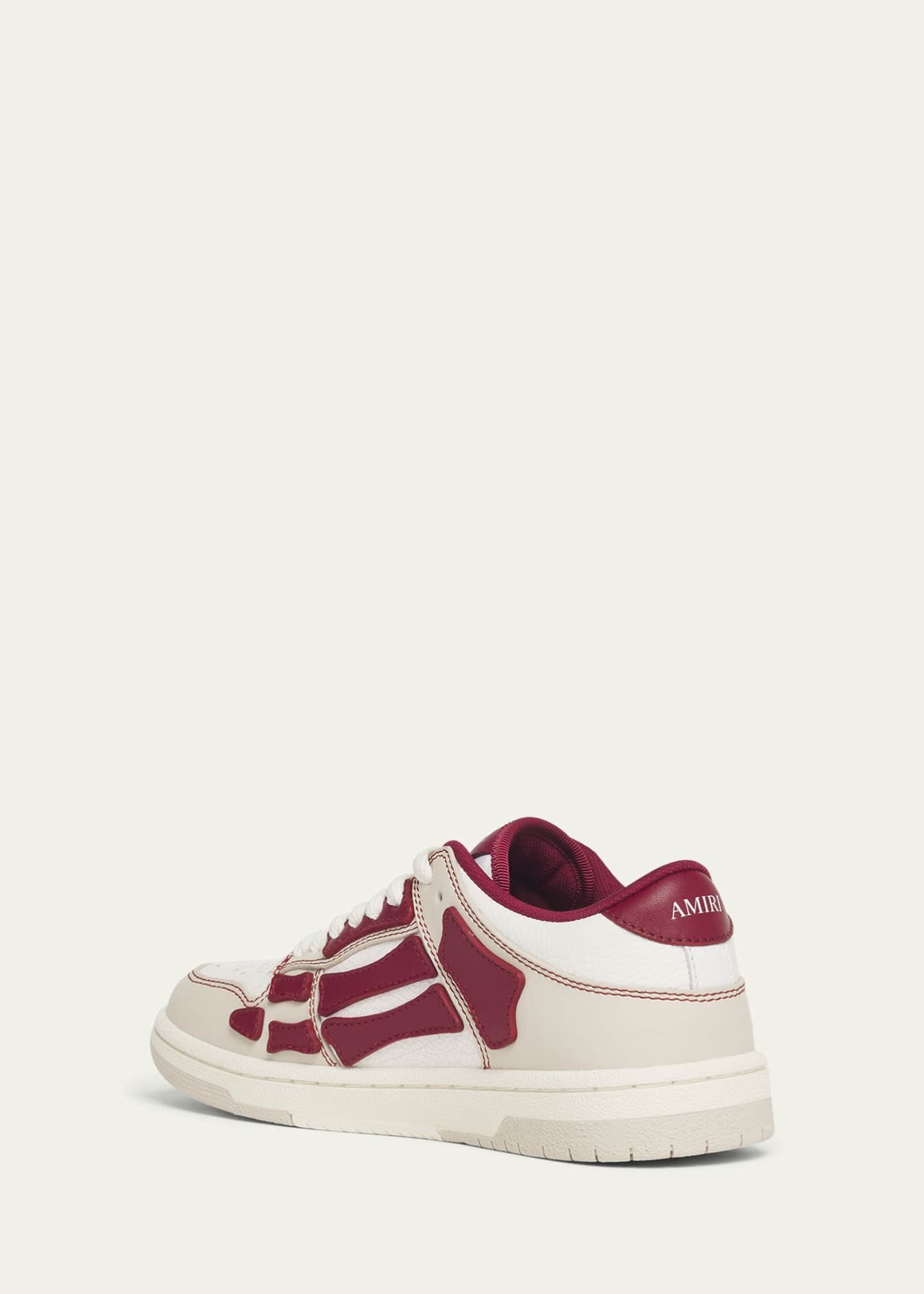 Amiri Skel Varsity Tricolor Low-Top Sneakers Image 4 of 6