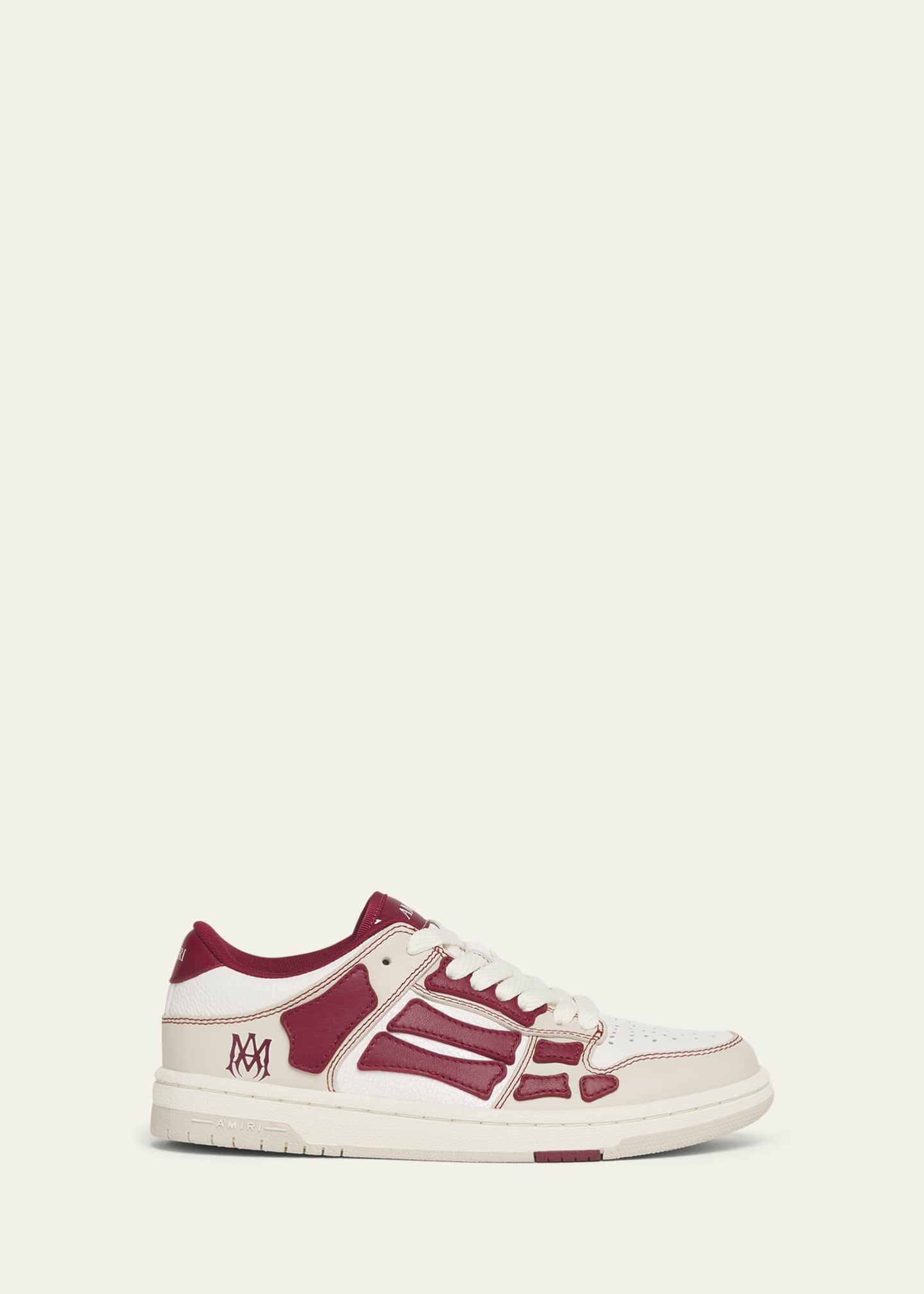 Amiri Skel Varsity Tricolor Low-Top Sneakers Image 1 of 6