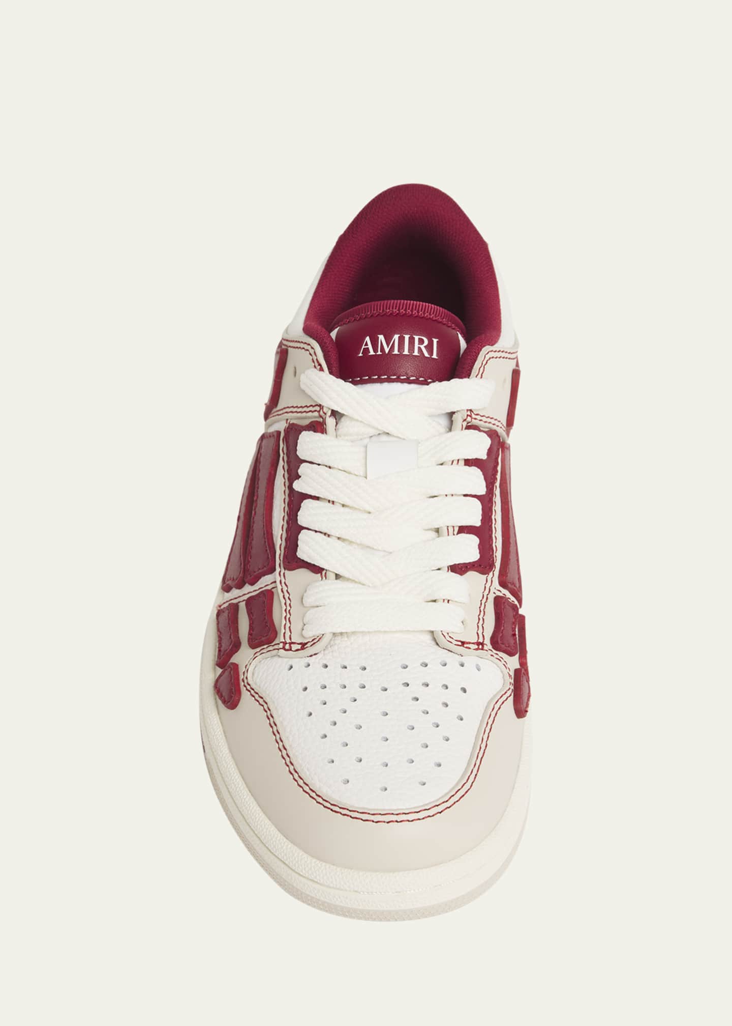 Amiri Skel Varsity Tricolor Low-Top Sneakers Image 5 of 6