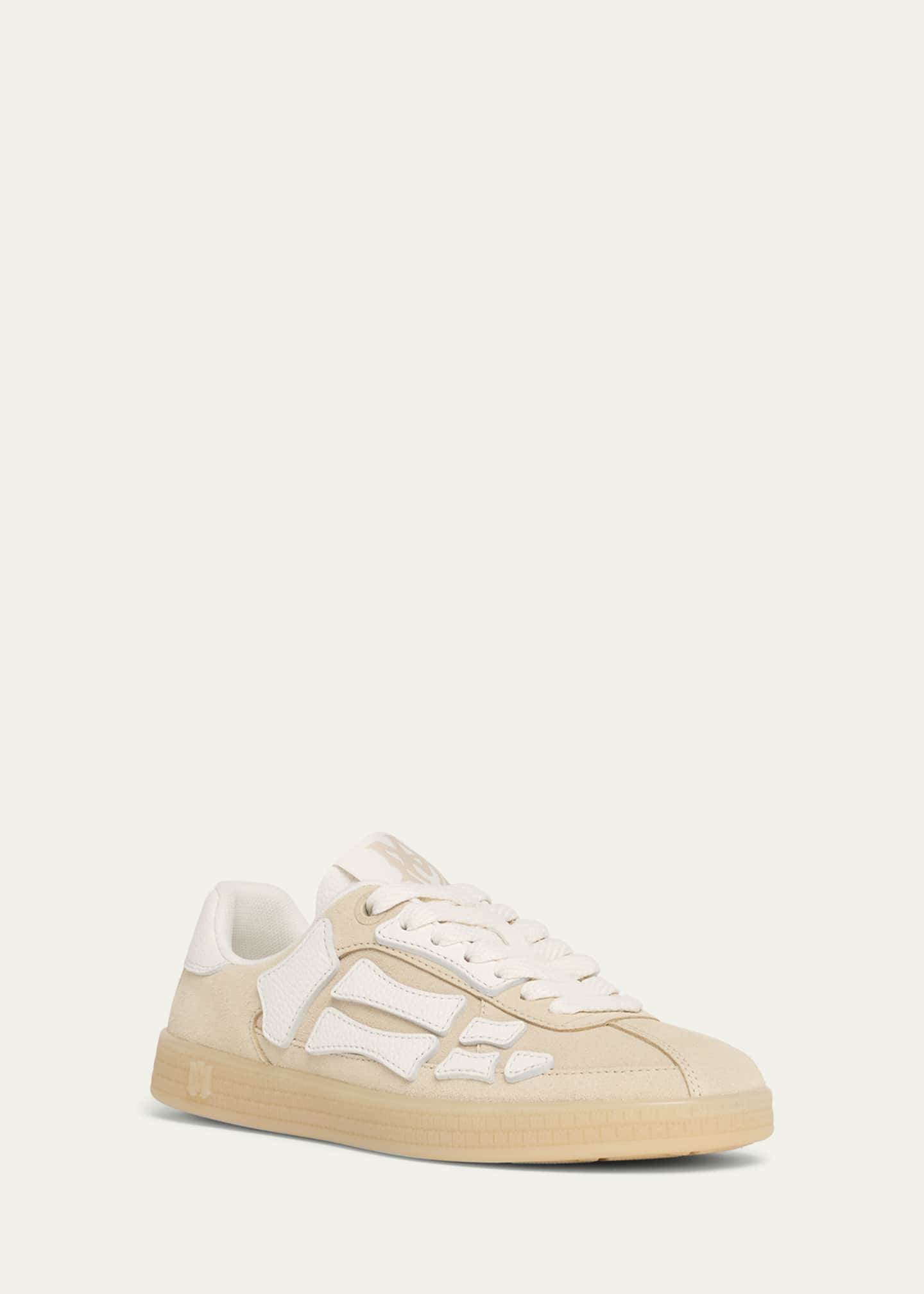 Pacific Bones Mixed Leather Sneakers
