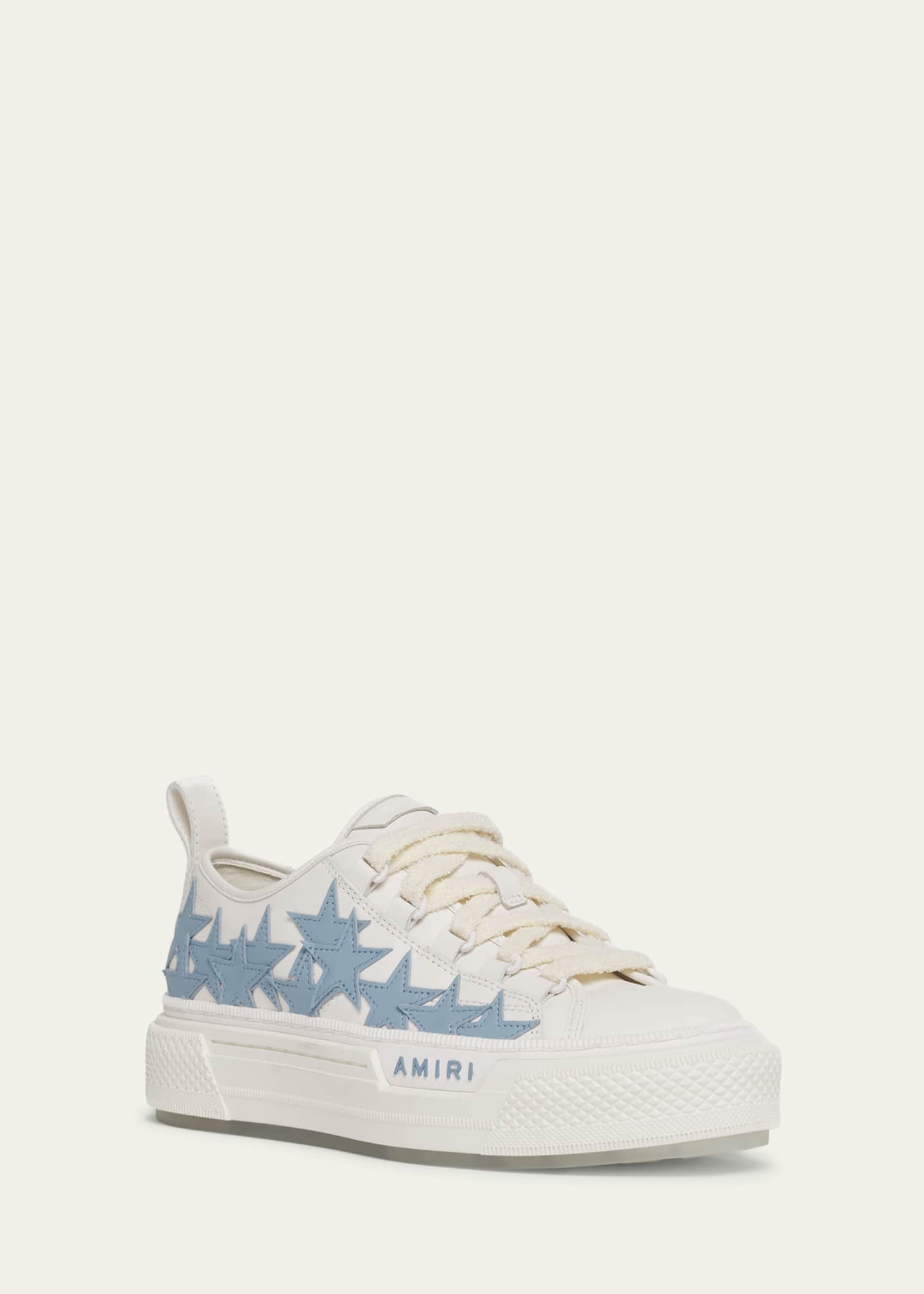 Amiri Stars Low-Top Leather Sneakers Image 4 of 5