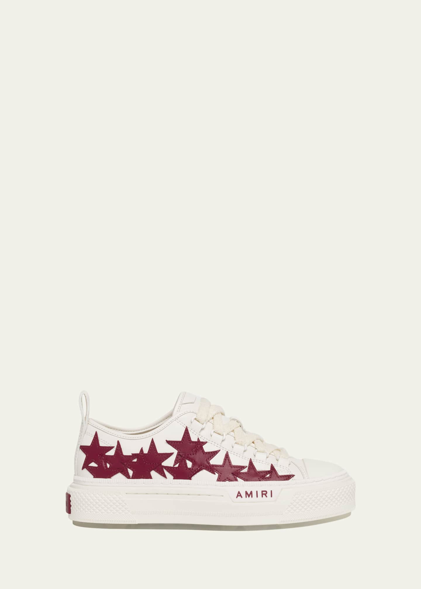 【AMIRI】Stars ロートップ・レザー・スニーカー Amiri Stars Low-Top Leather Sneakers - Bergdorf Goodman