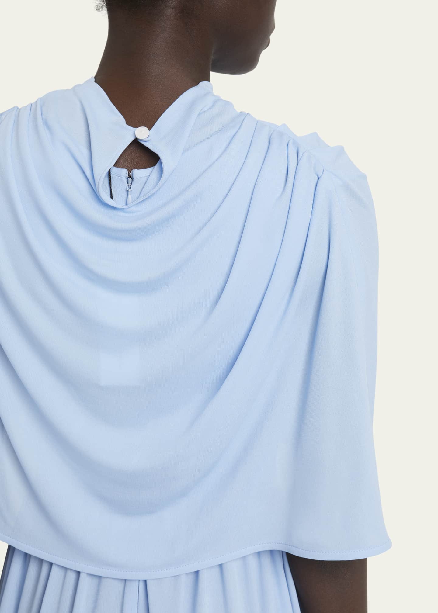 Frankie Cape Matte Jersey Dress