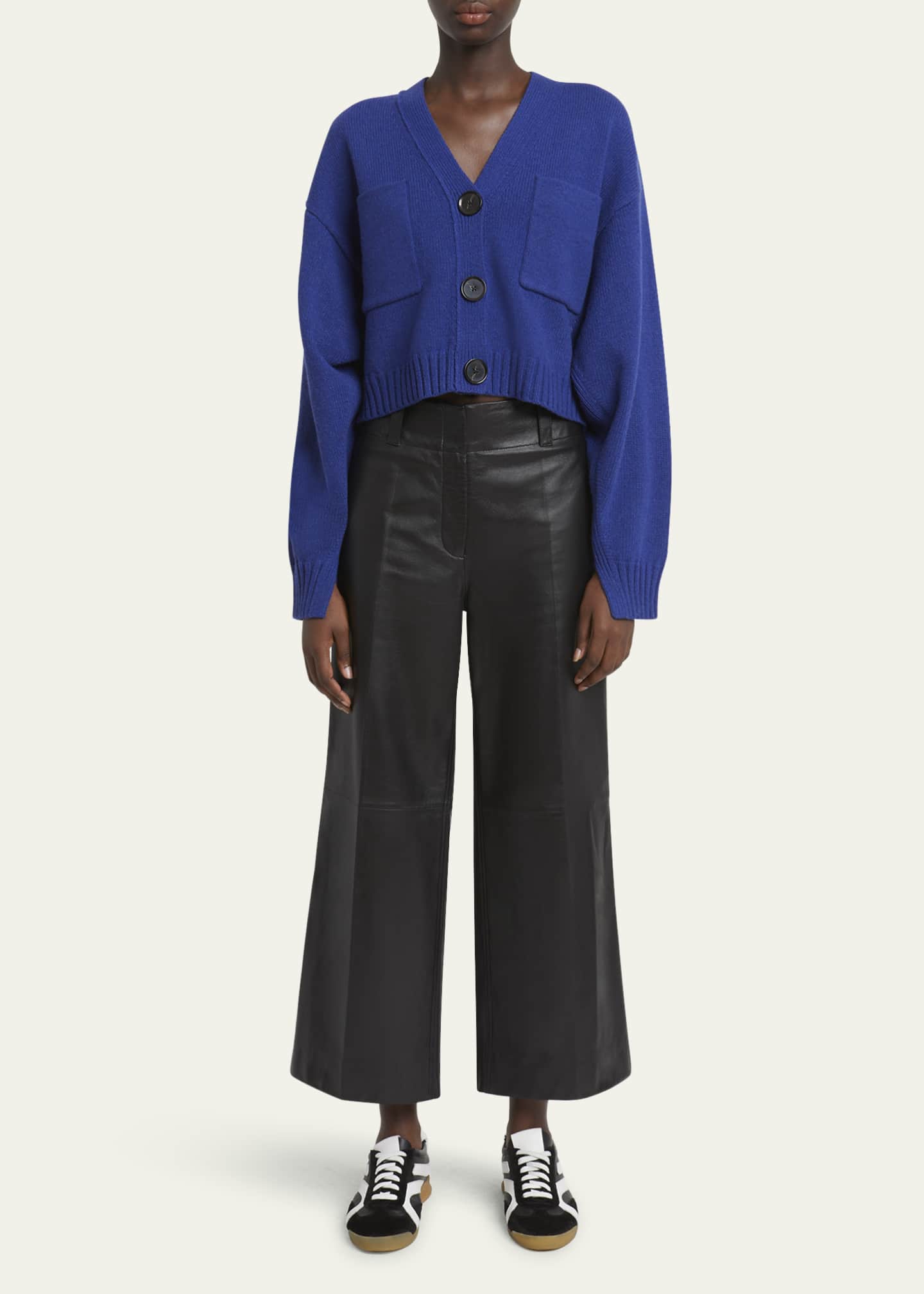 Proenza Schouler Noland Wide Leg Leather Pants - Bergdorf