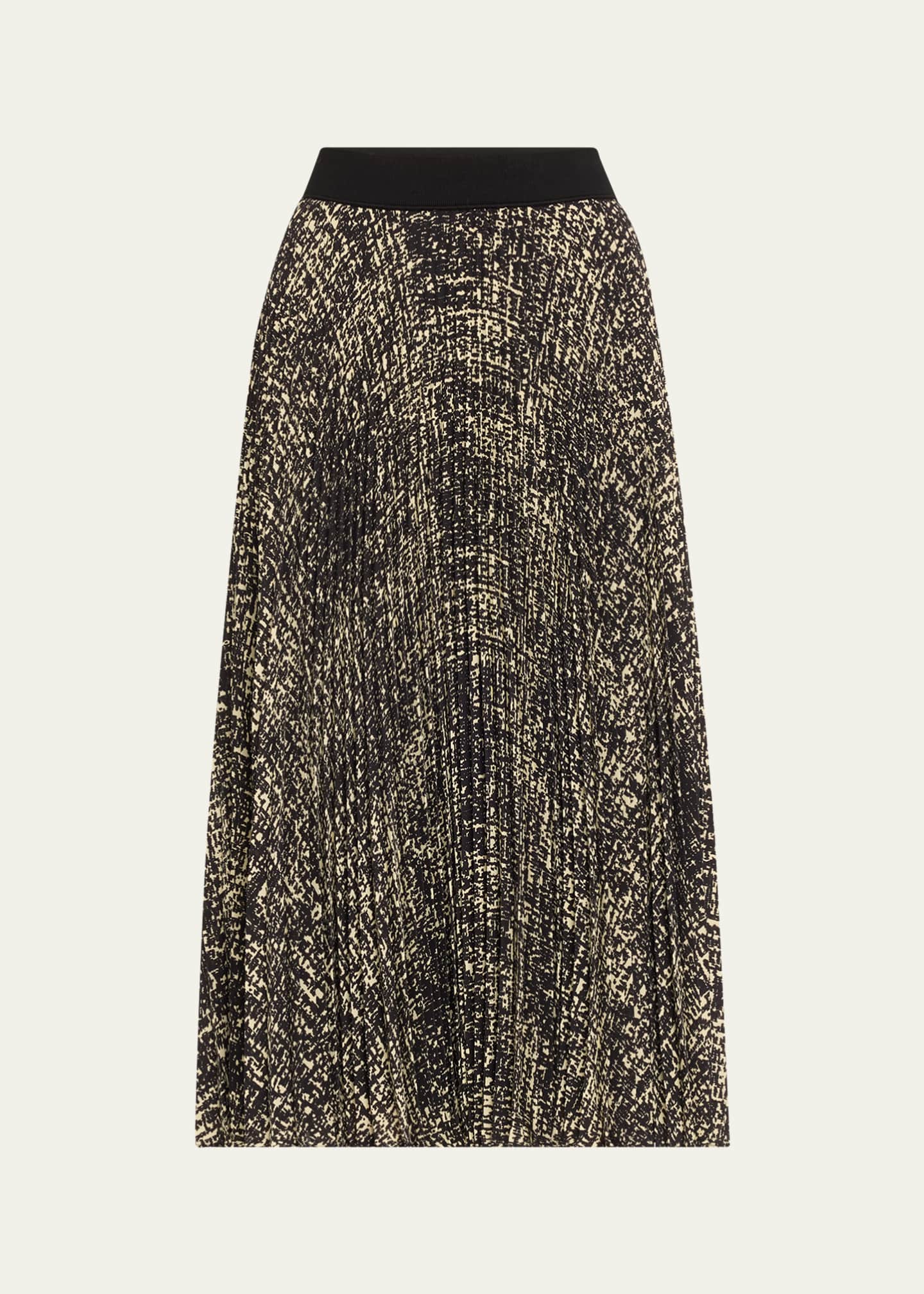 Proenza Schouler Pleated Chiffon Midi Skirt Image 1 of 5