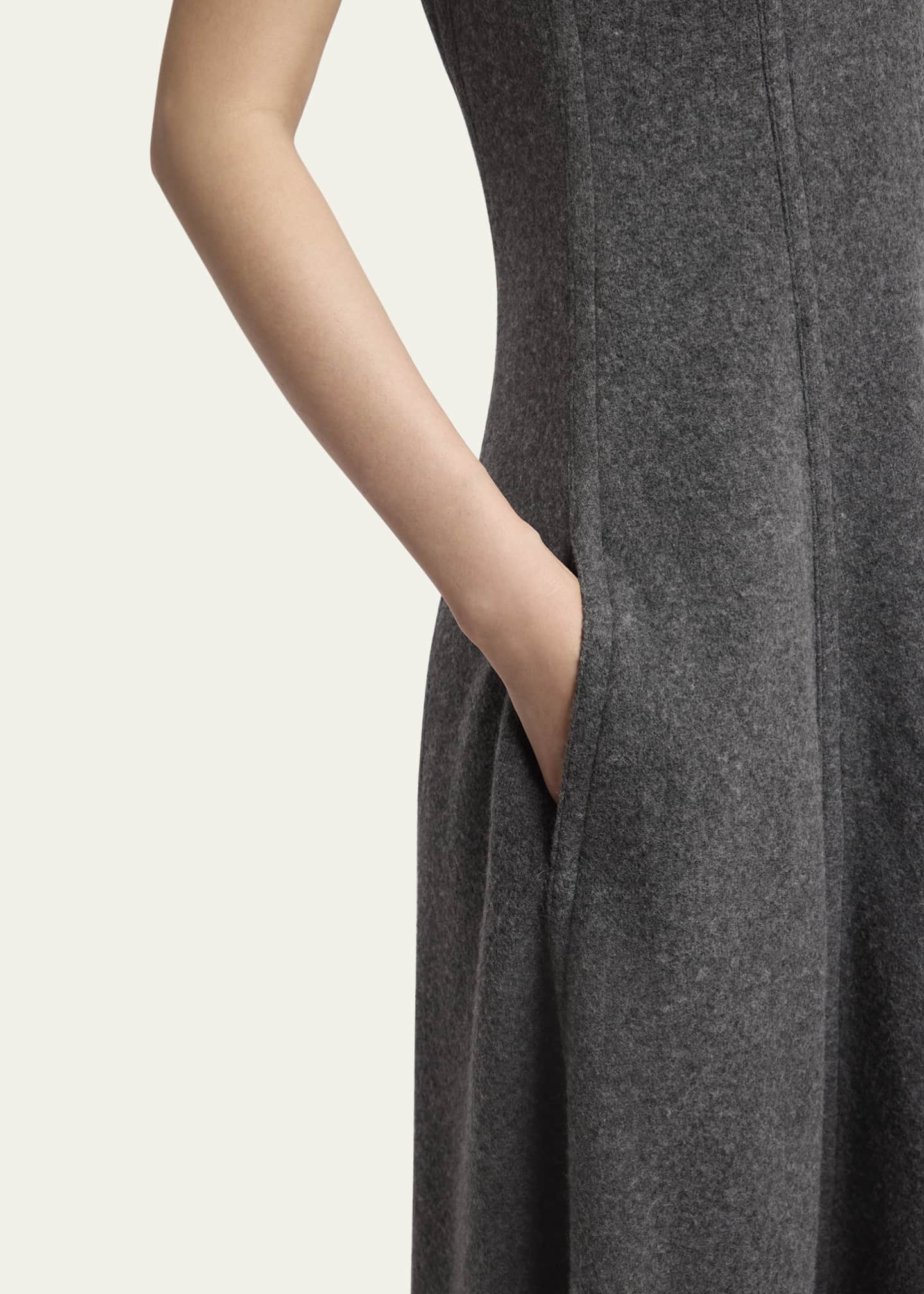 Delilah Wool Jersey Midi Dress