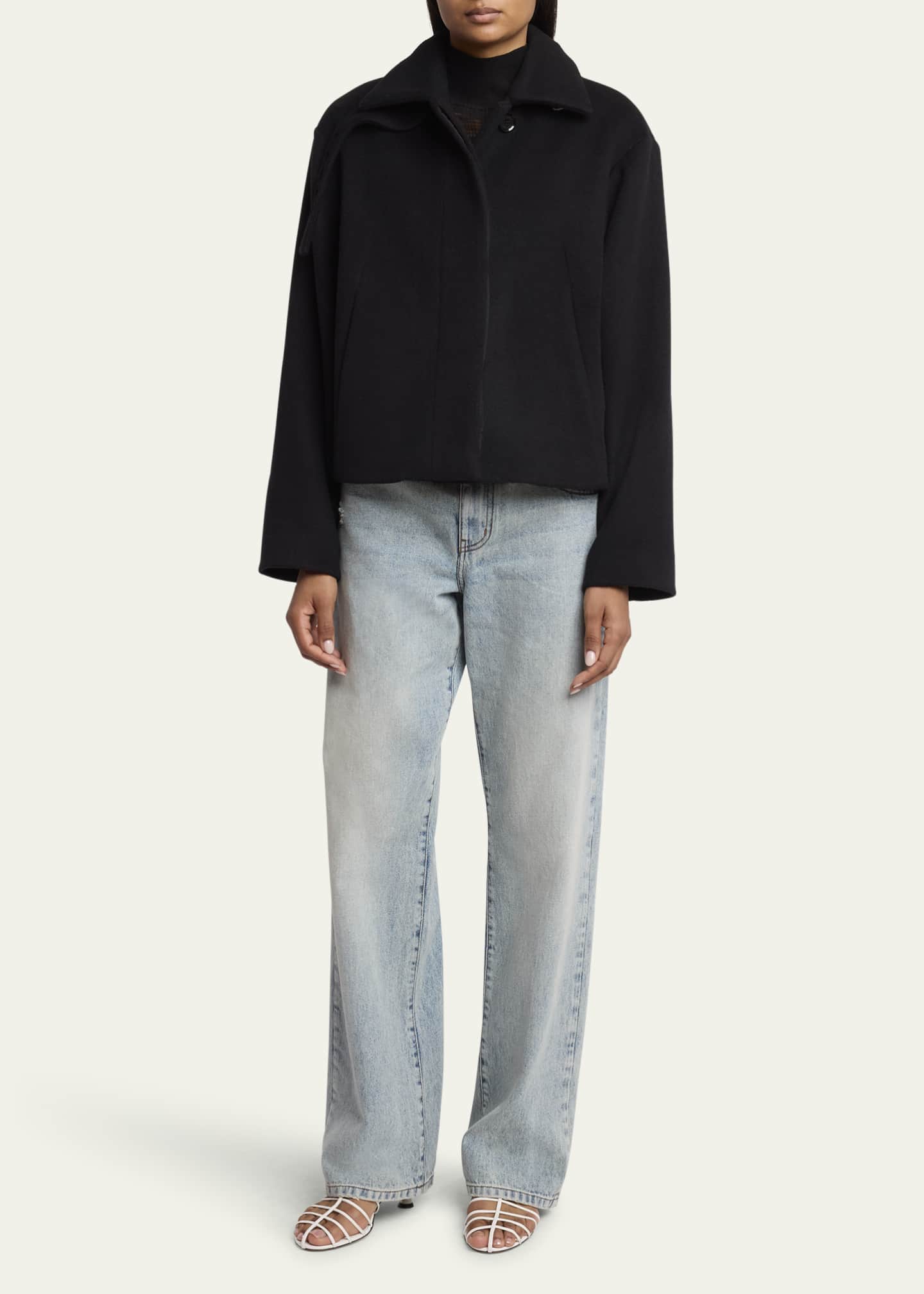 Darcy Brushed Wool Cashmere Jacket