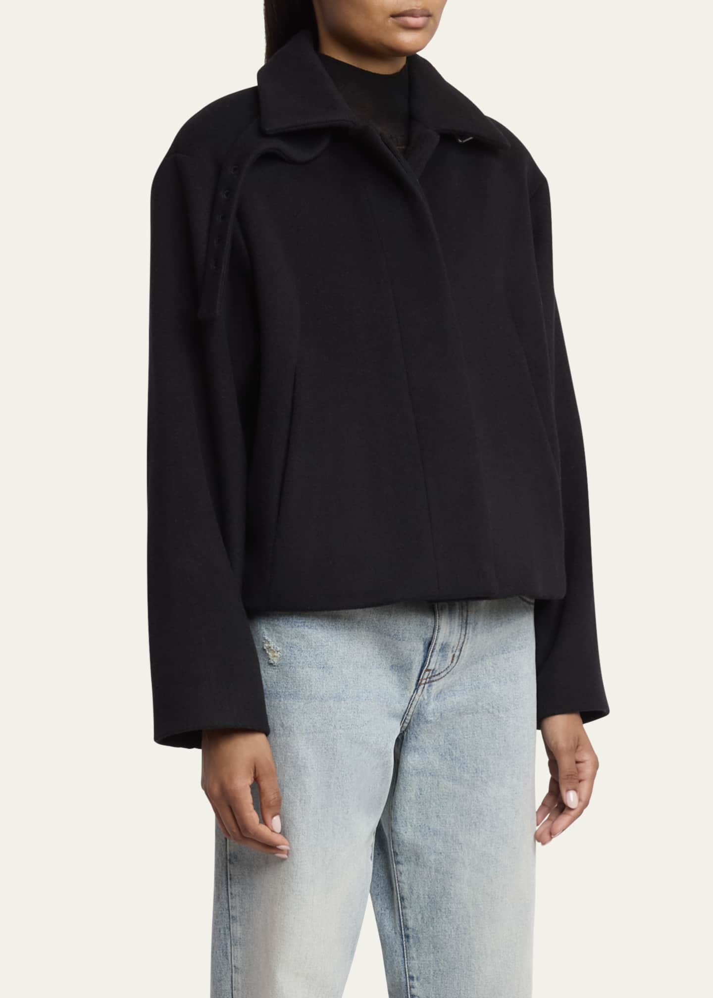 Darcy Brushed Wool Cashmere Jacket