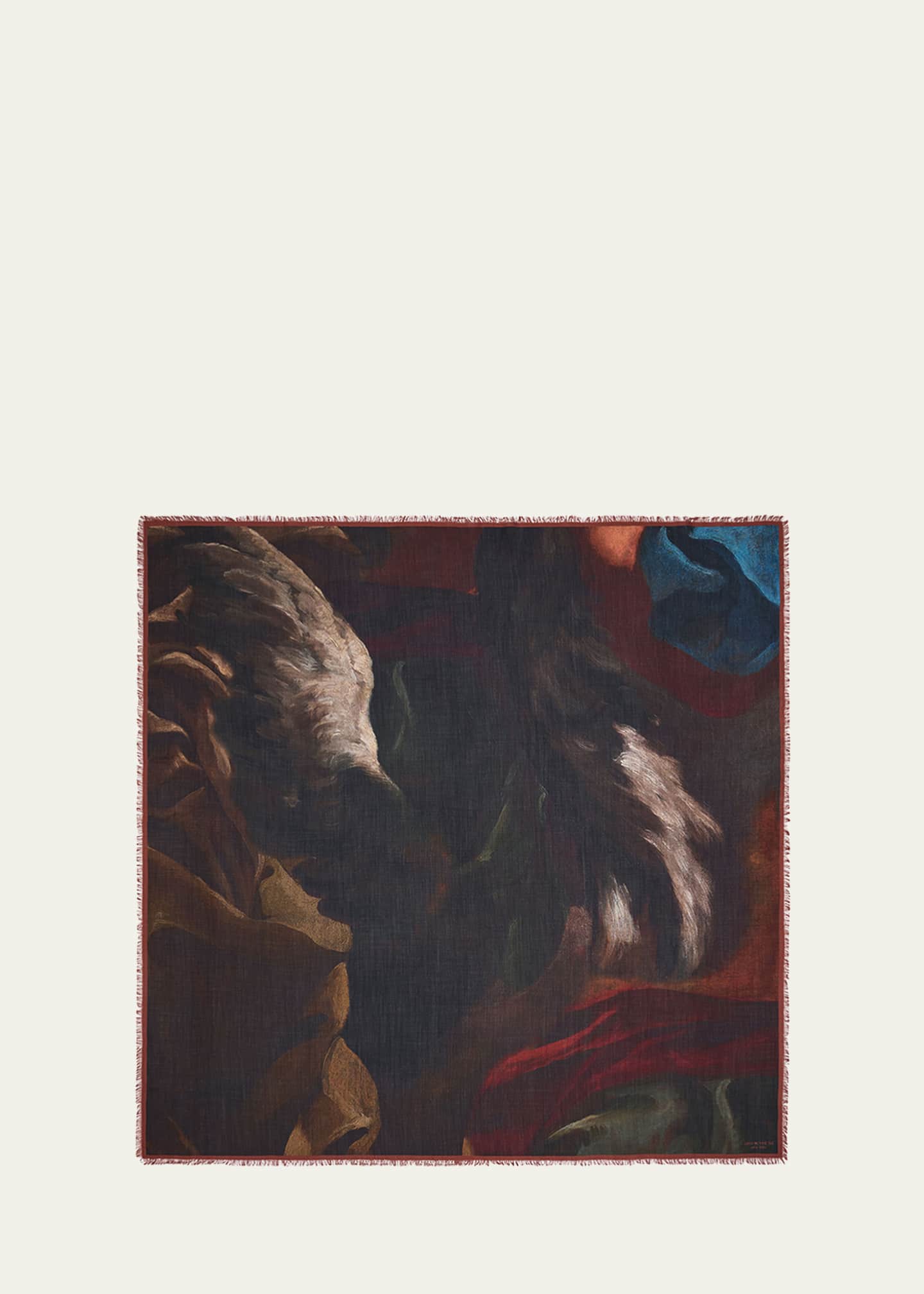 Lafayette 148 New York x Save Venice Square Cashmere-Silk Scarf Image 1 of 4