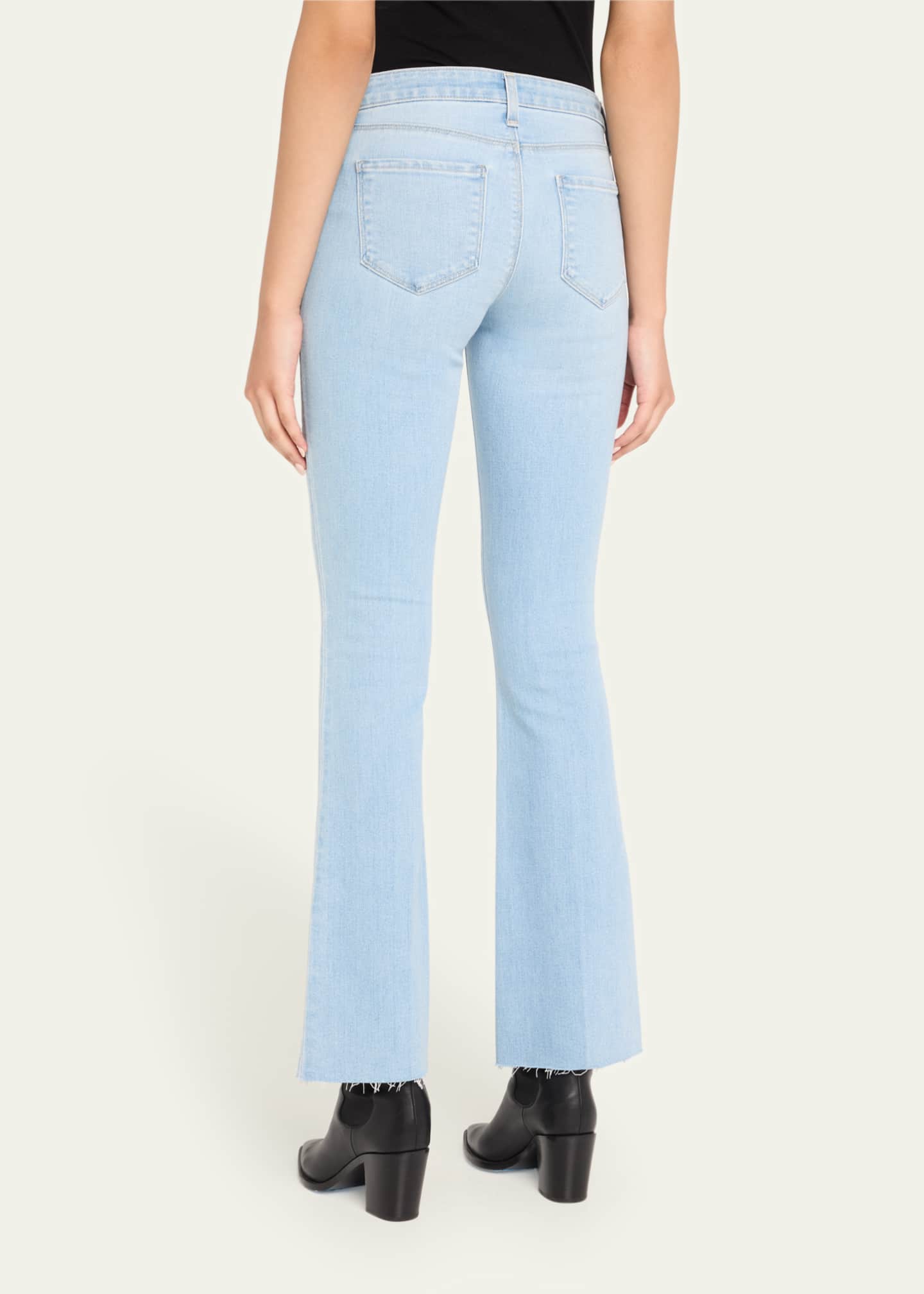 L'Agence Sneeki Low-Rise Sneaker Straight Jeans Image 3 of 5