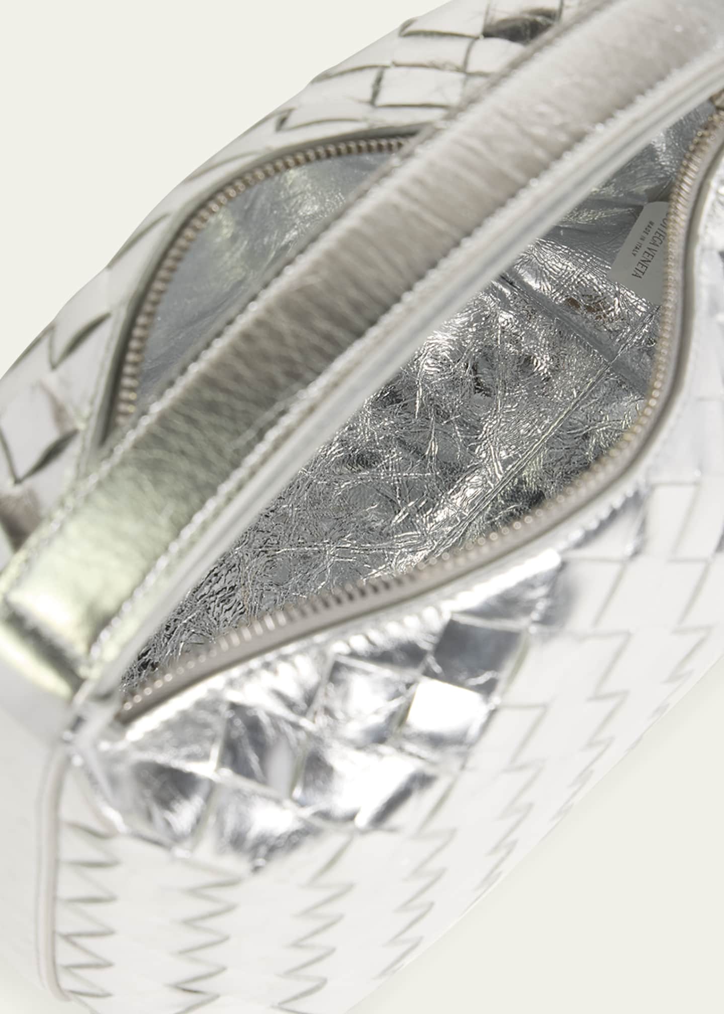Bottega Veneta Mini Wallace Metallic Leather Shoulder Bag Image 3 of 3