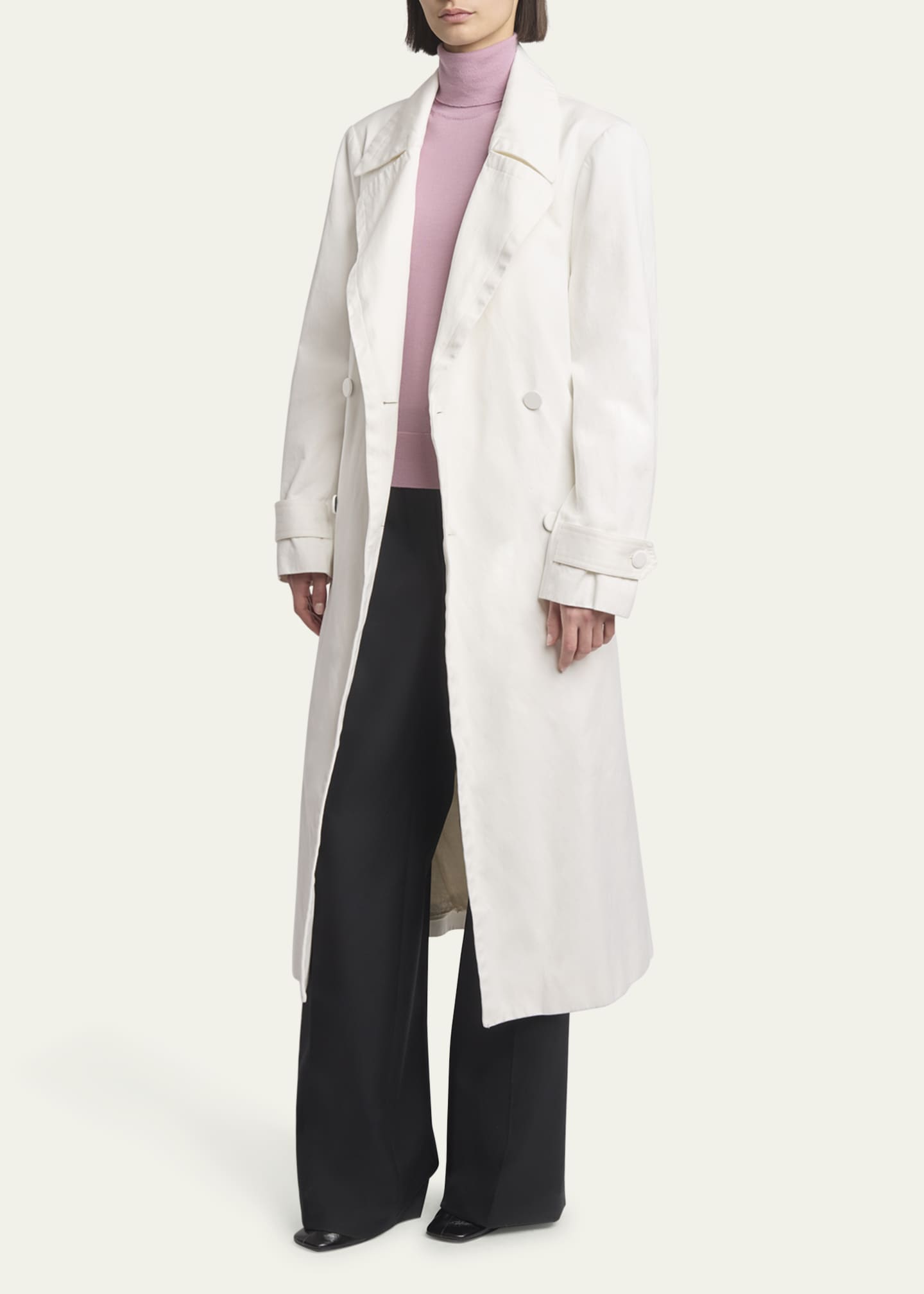 Dries Van Noten Ronald Double-breasted Belted Coat Image 4 of 5