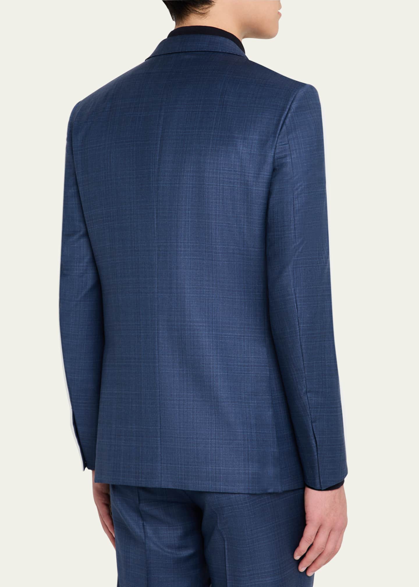 ZEGNA Men's Trofeo Plaid Suit Image 4 of 6