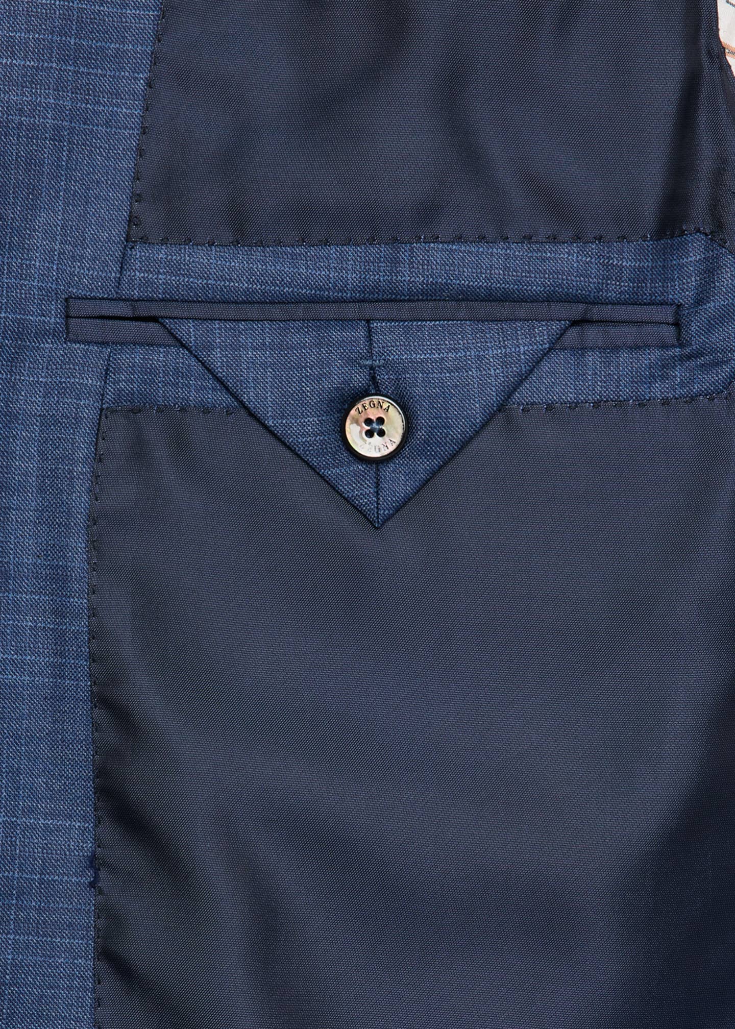 ZEGNA Men's Trofeo Plaid Suit Image 6 of 6