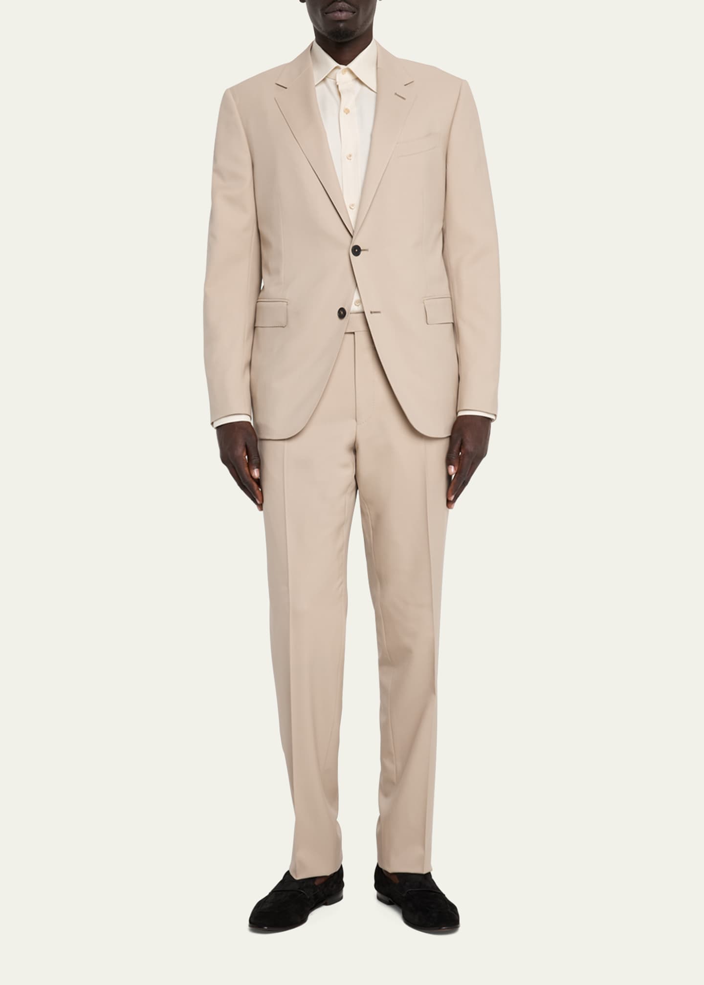 ZEGNA Men's Trofeo Wool Solid Suit Image 2 of 6