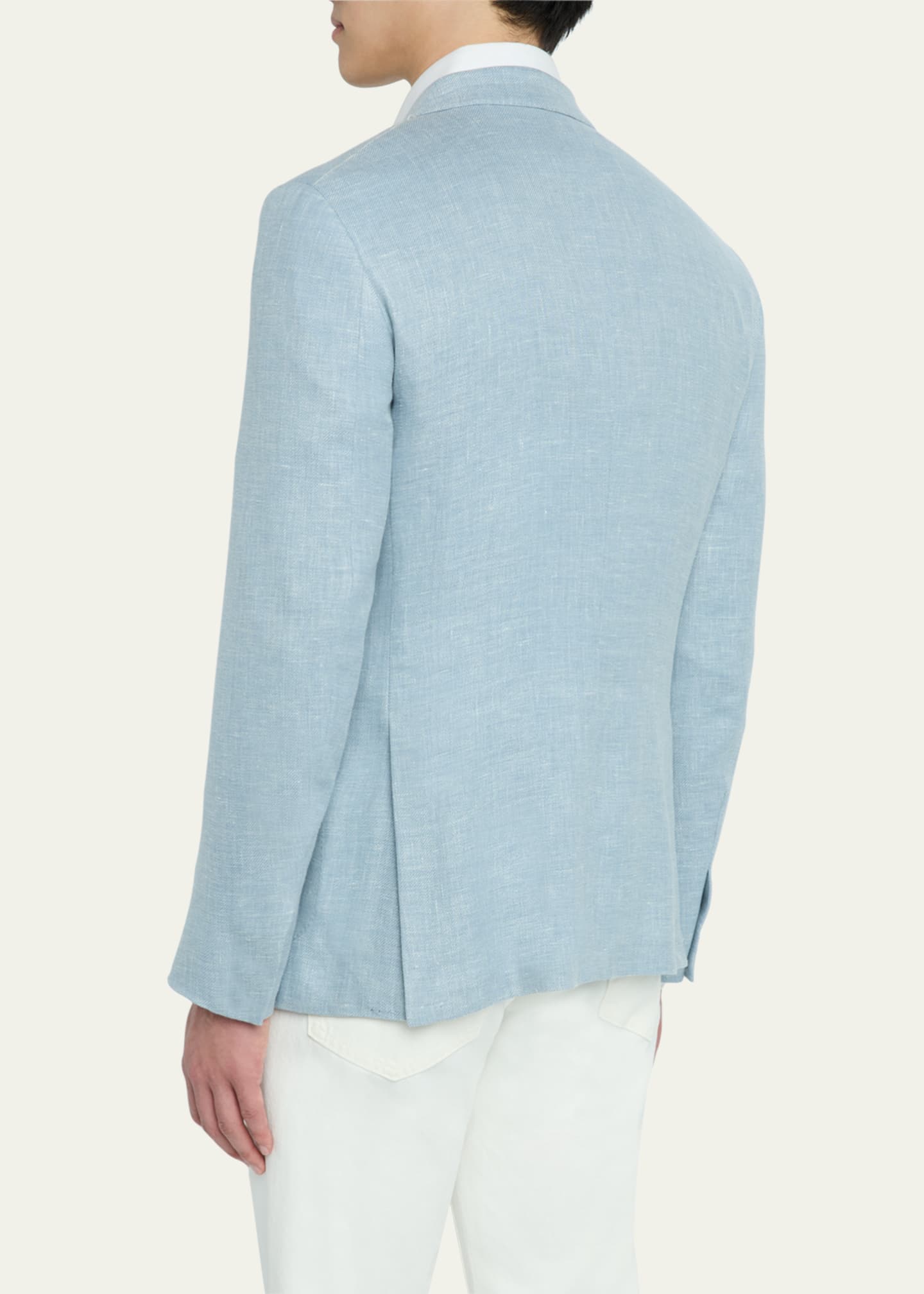 ZEGNA Men's Crossover Twill Sport Coat Image 3 of 5