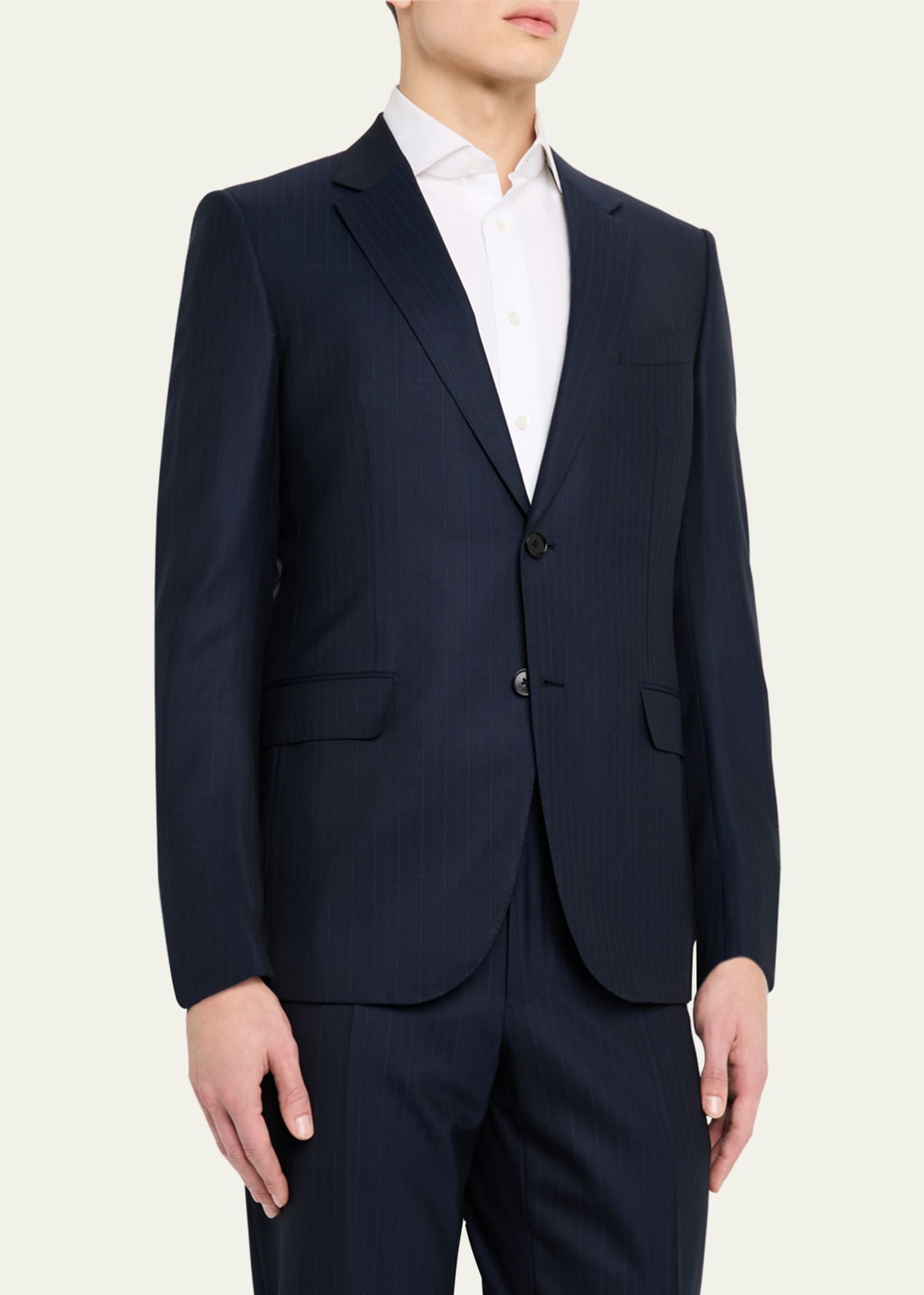 ZEGNA Men's Striped Wool Suit Image 4 of 6