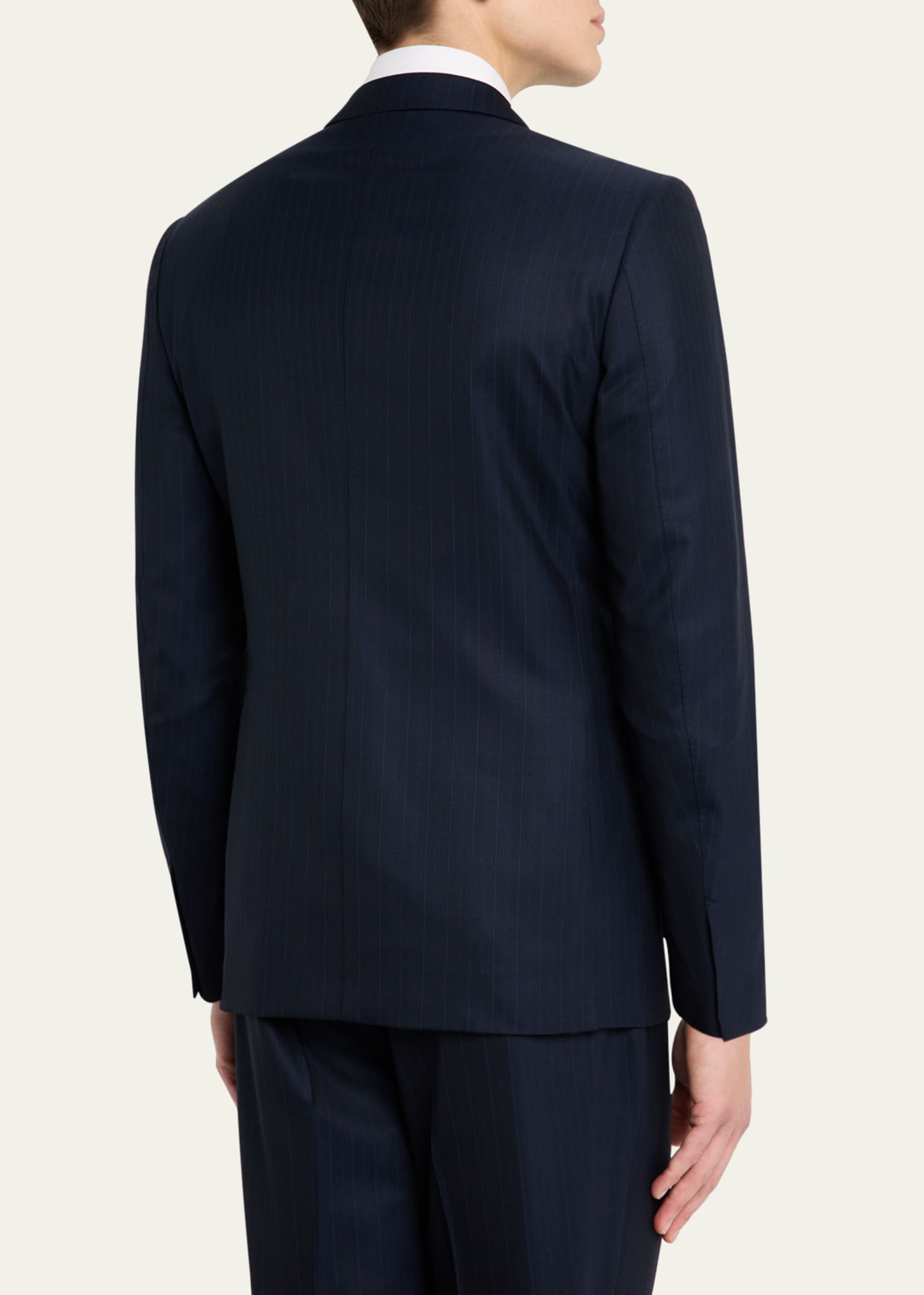 ZEGNA Men's Striped Wool Suit Image 5 of 6