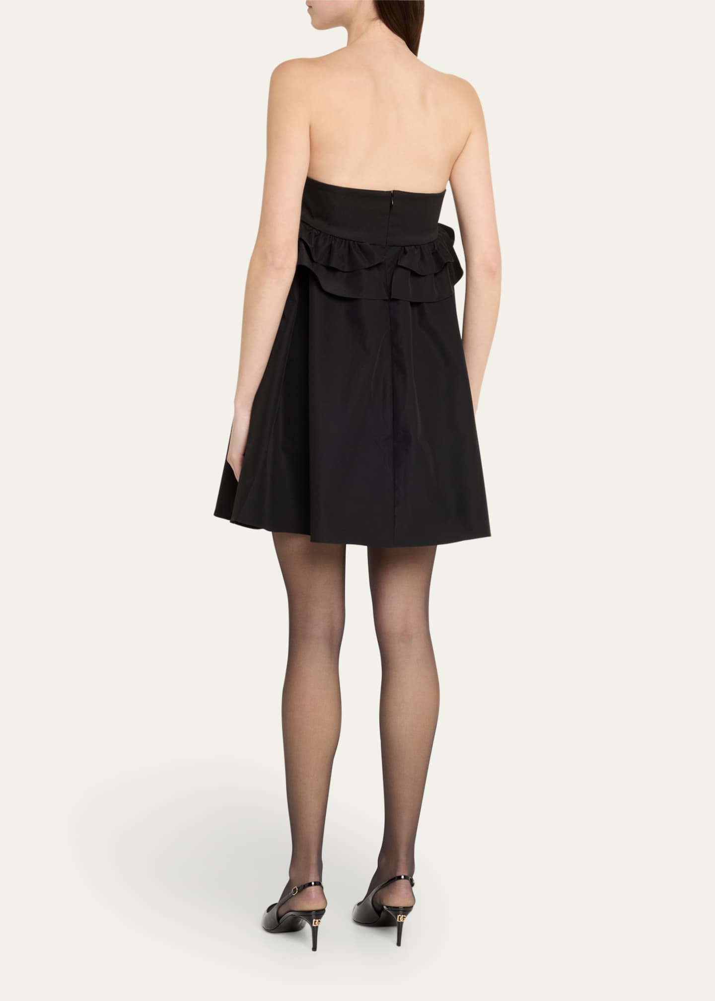 Kika Vargas Nicole Strapless Mini Dress Image 3 of 5