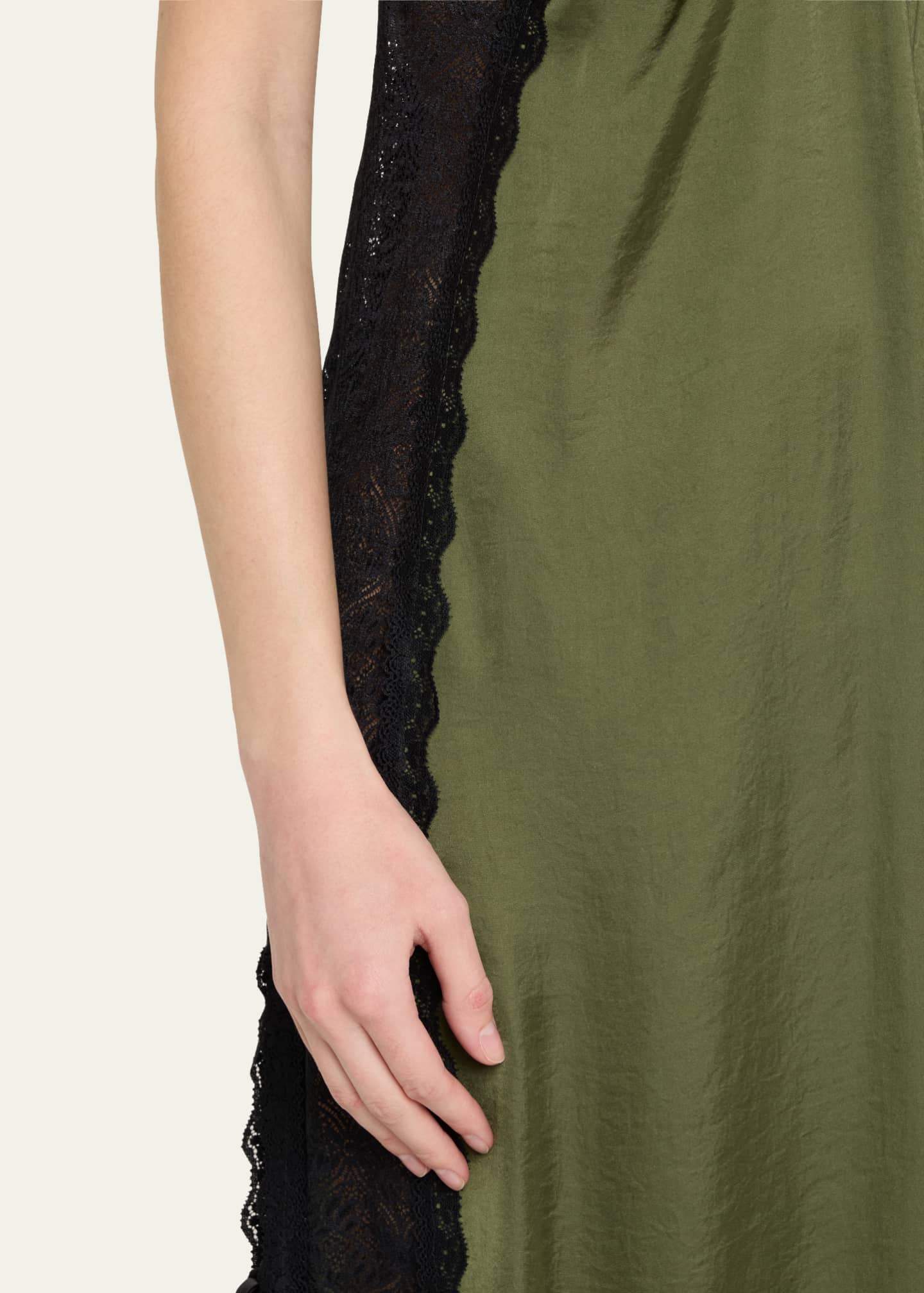 Somaly Satin Lace Dress